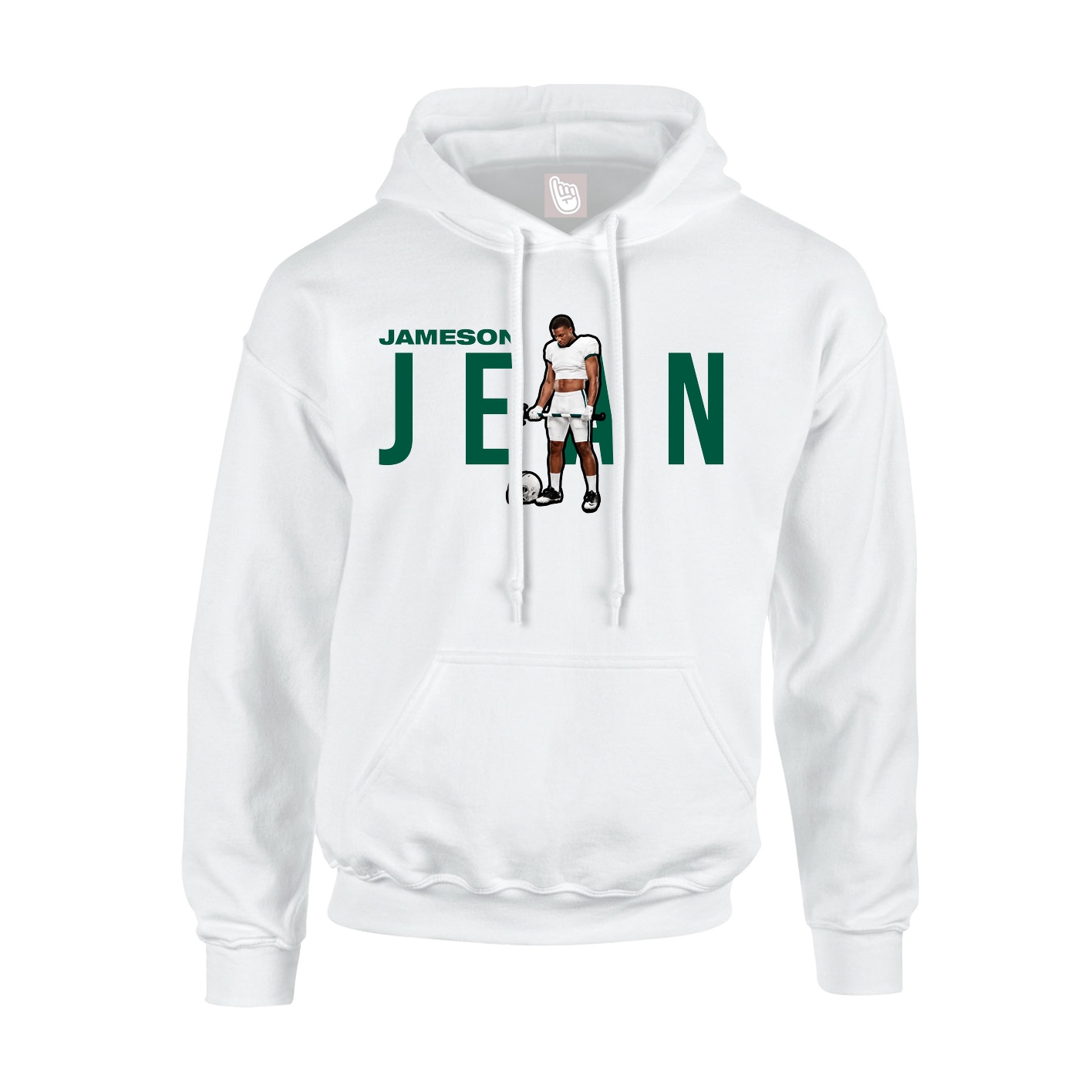 Hoodie — Player Name in White