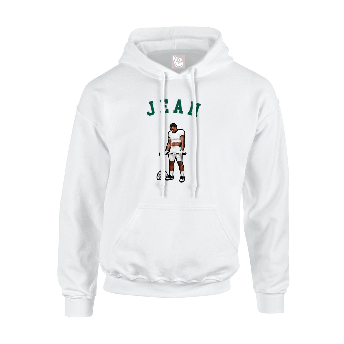 Youth Hoodie — Shirsey Arch in White