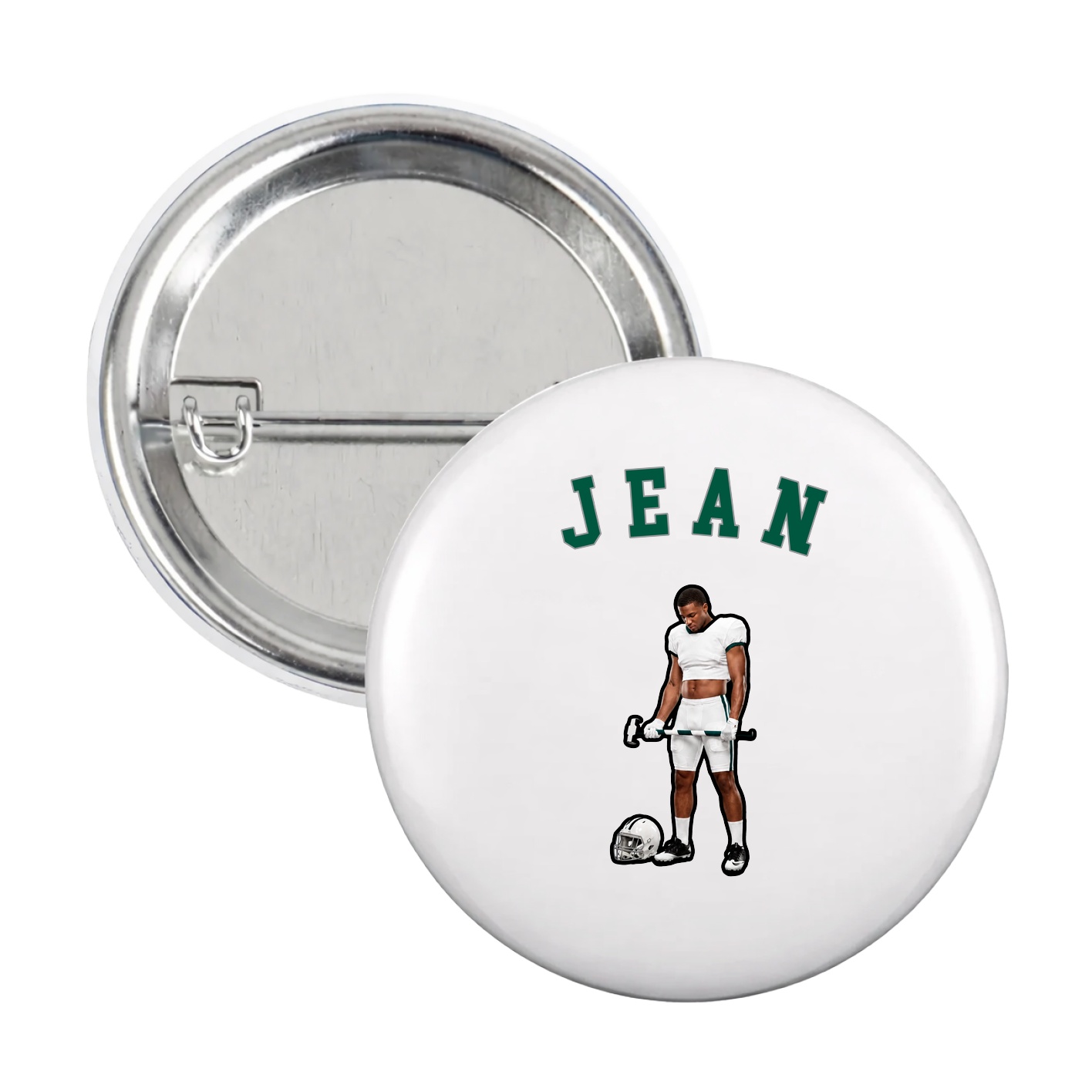 Game Day Button — Shirsey Arch in White