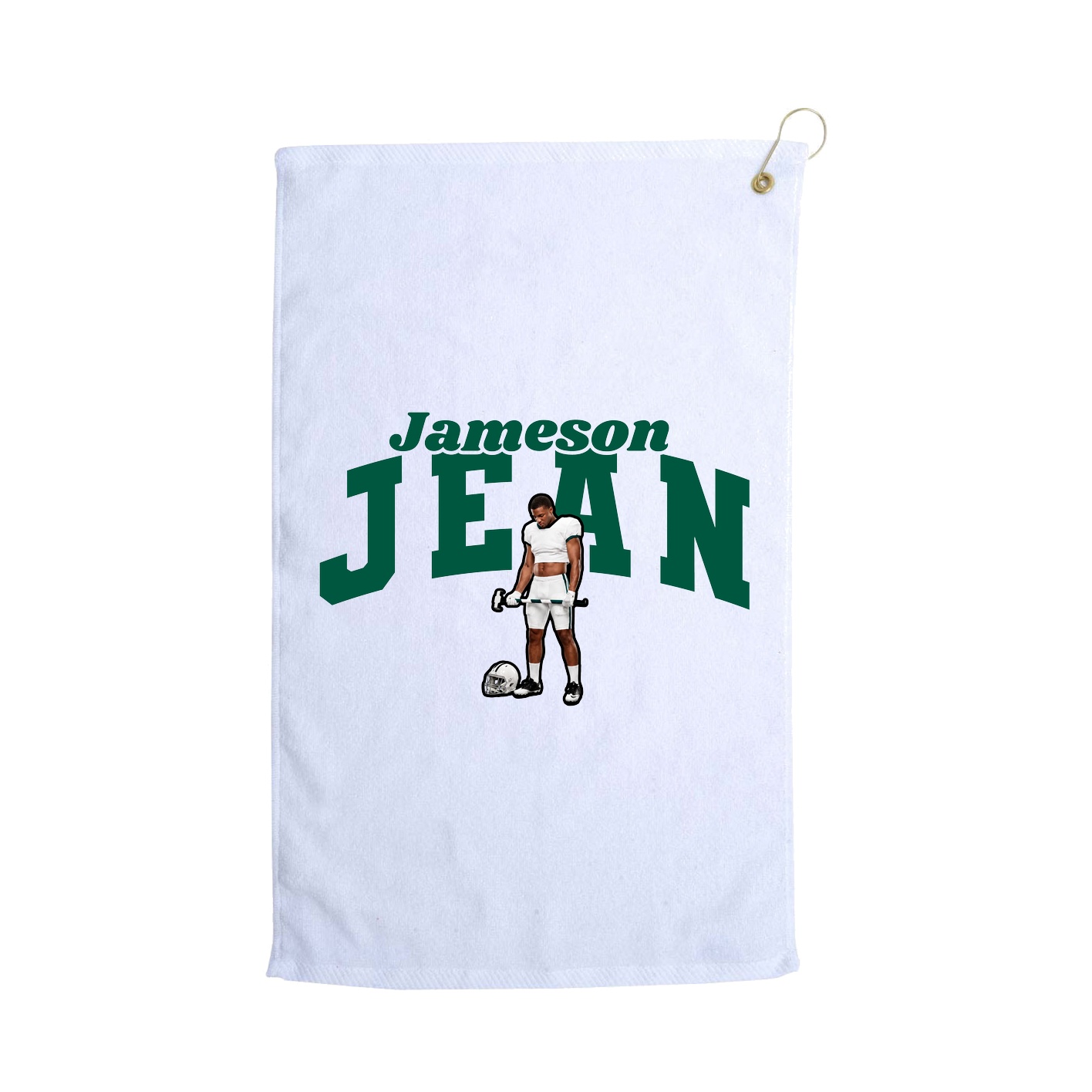 Golf Towel — Signature Arch in White
