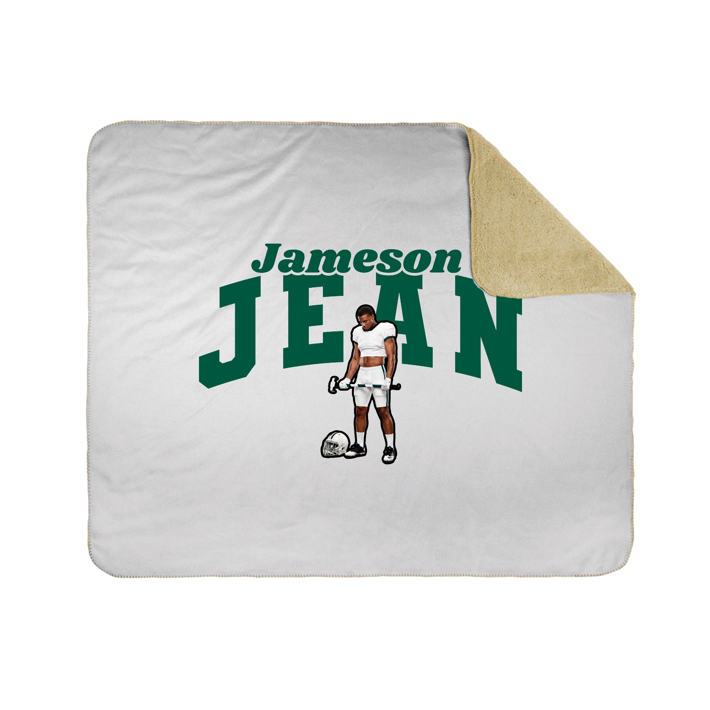 Throw Blanket — Signature Arch in White