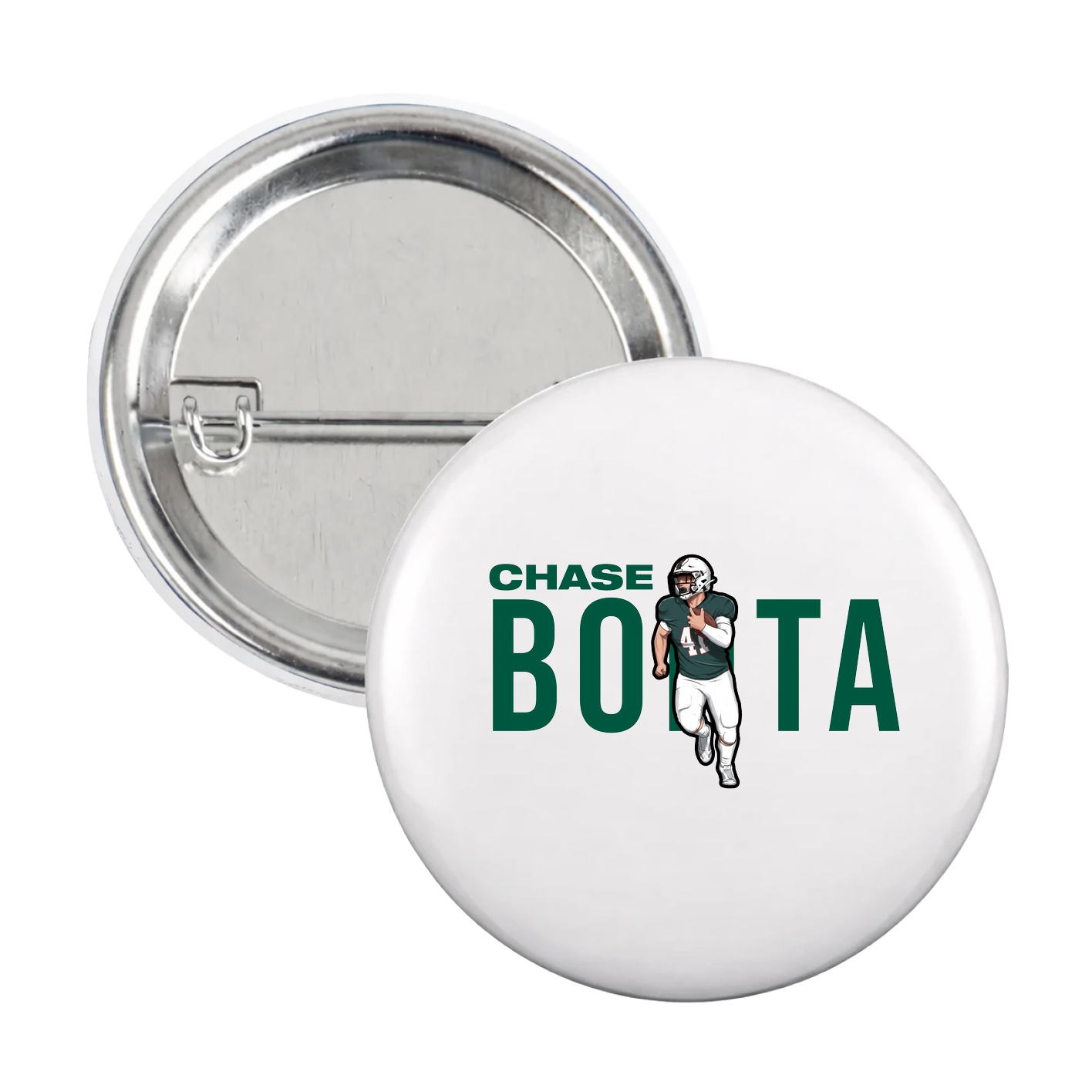 Game Day Button — Player Name in White