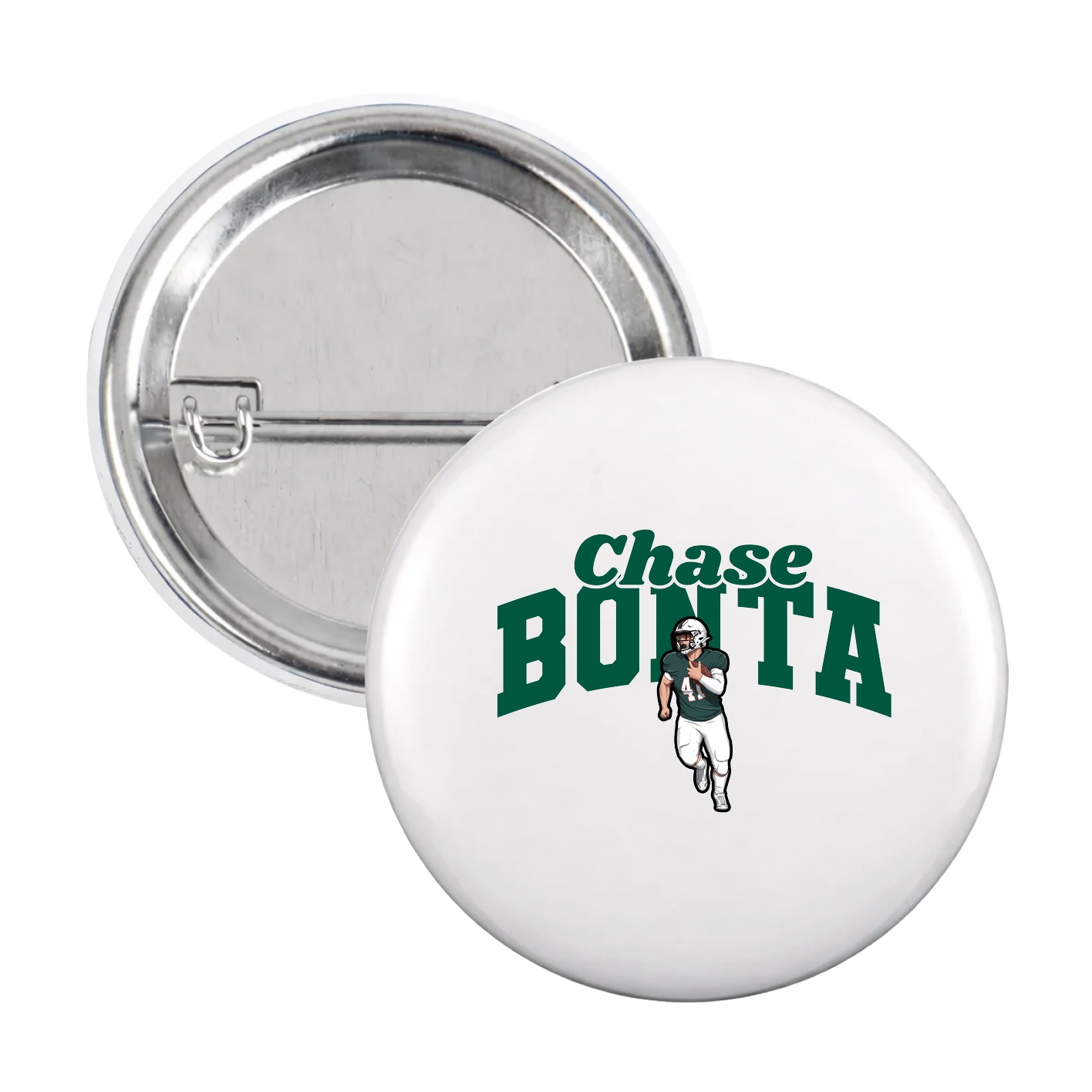 Game Day Button — Signature Arch in White