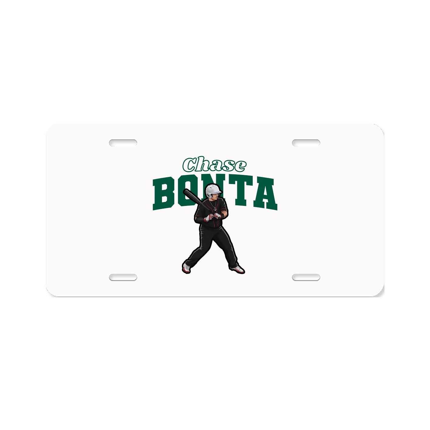 License Plate — Name Arch in Classic
