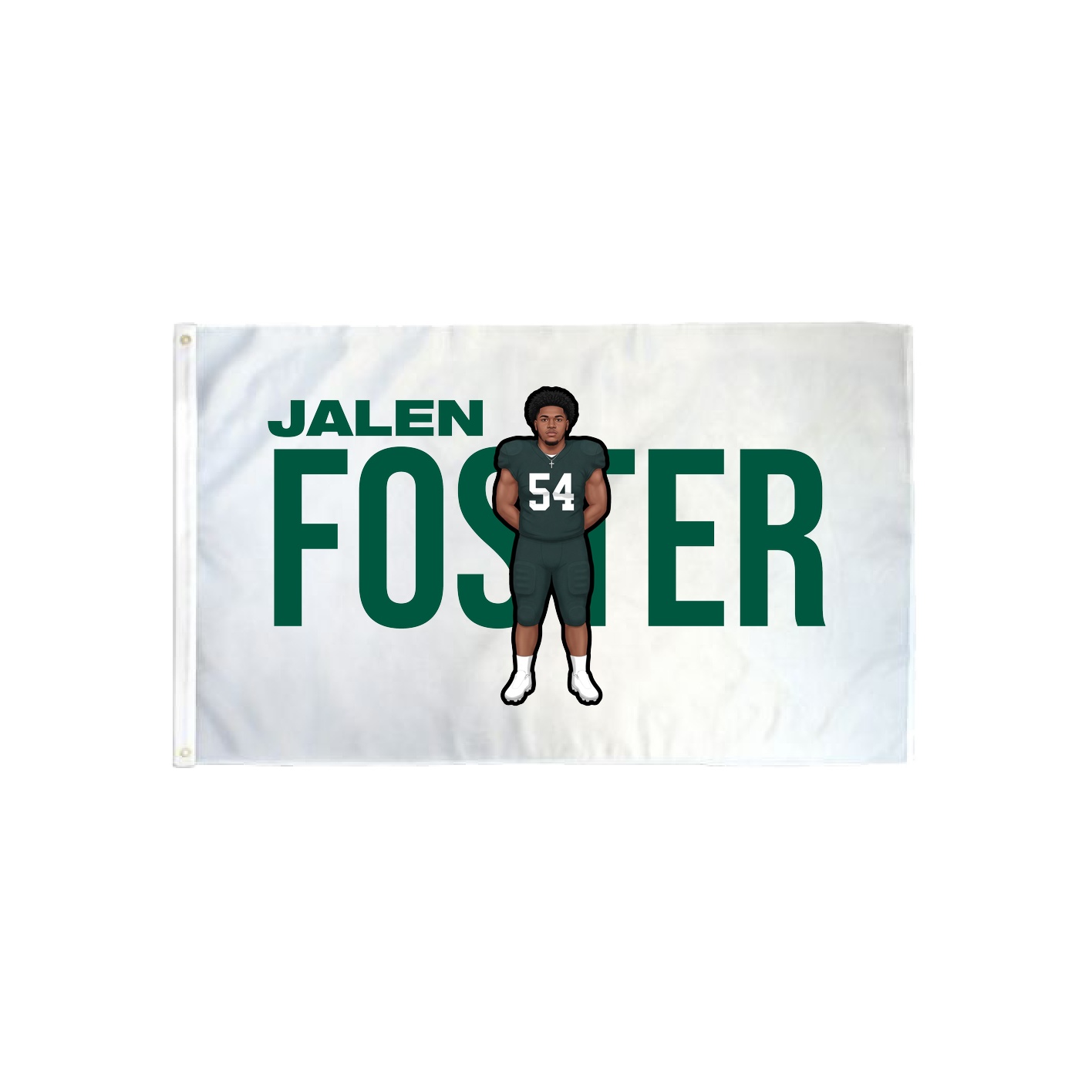 3x5 Flag — Player Name in Classic