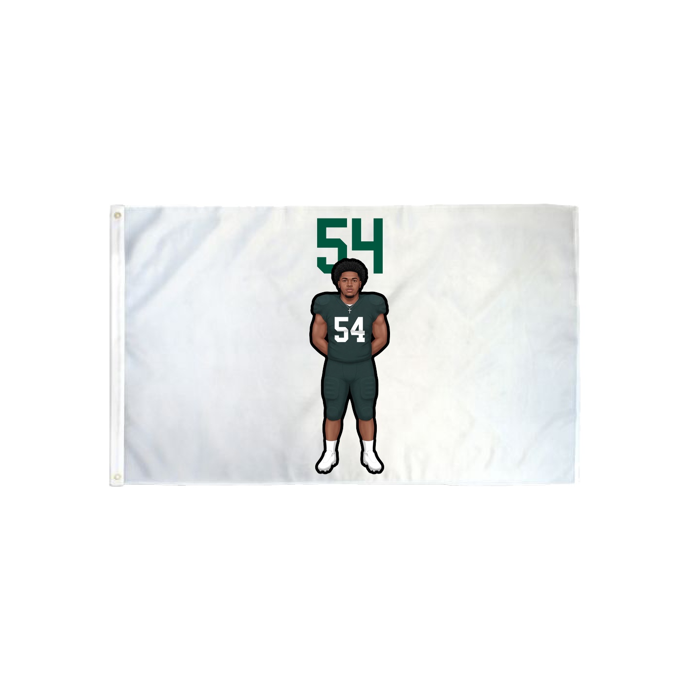 3x5 Flag — Number Top in Classic