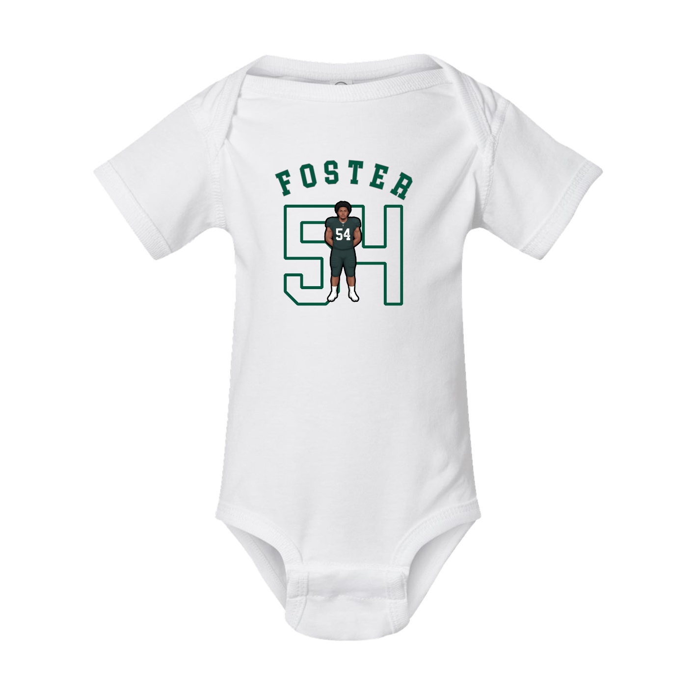 Baby Onesie — Shirsey Arch in White