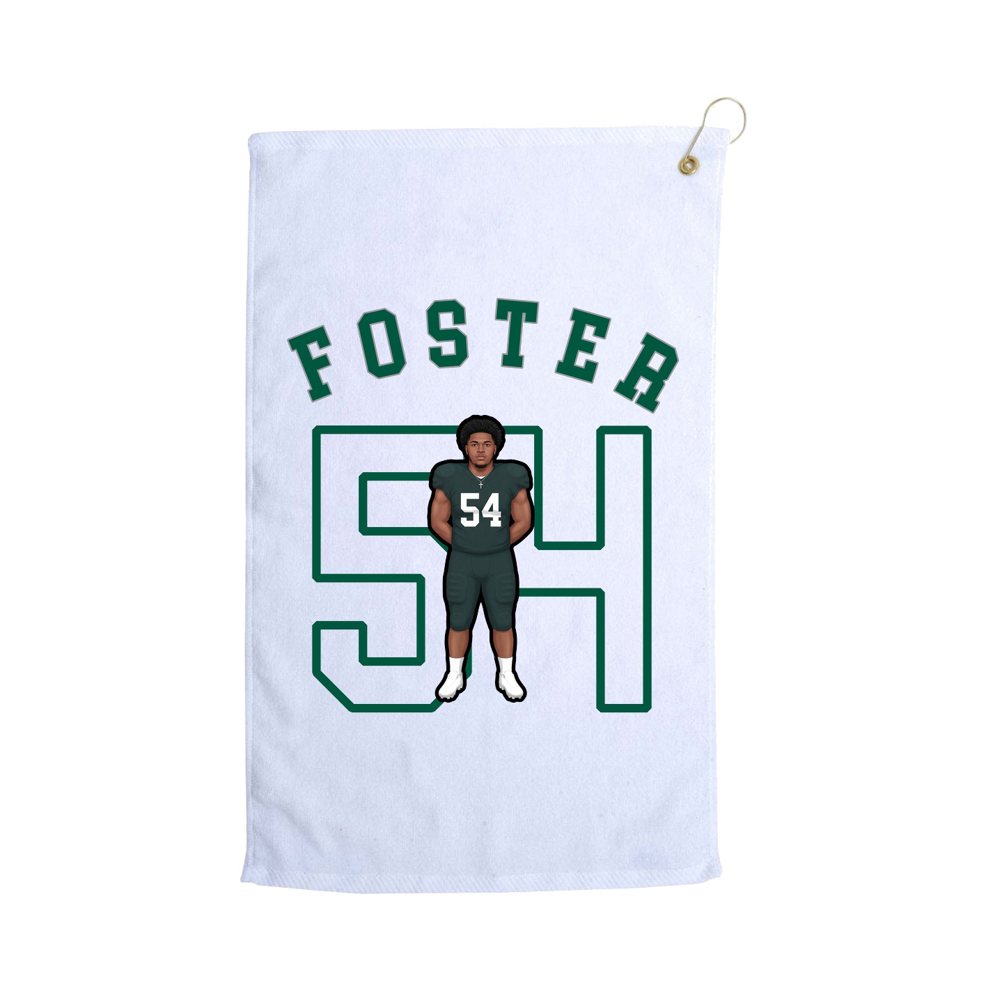 Golf Towel — Shirsey Arch in White