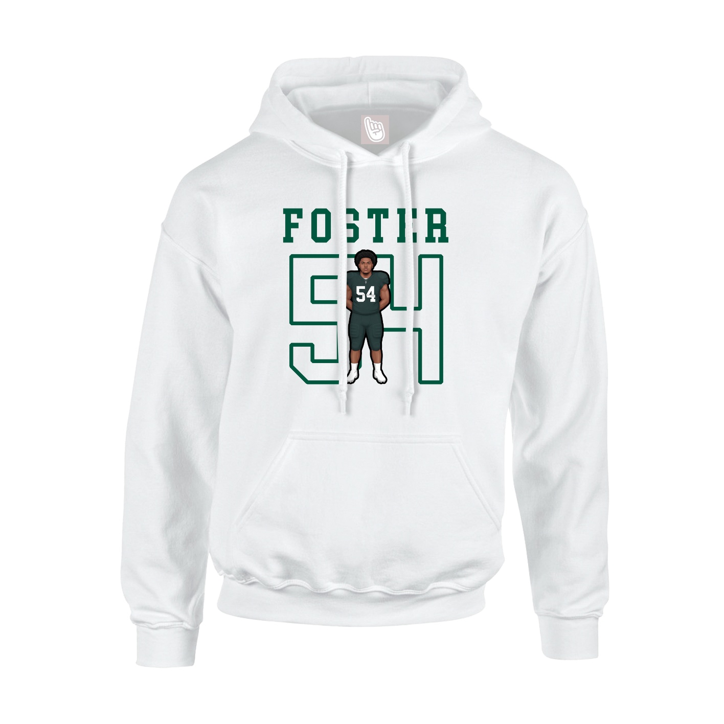 Youth Hoodie — Shirsey in White