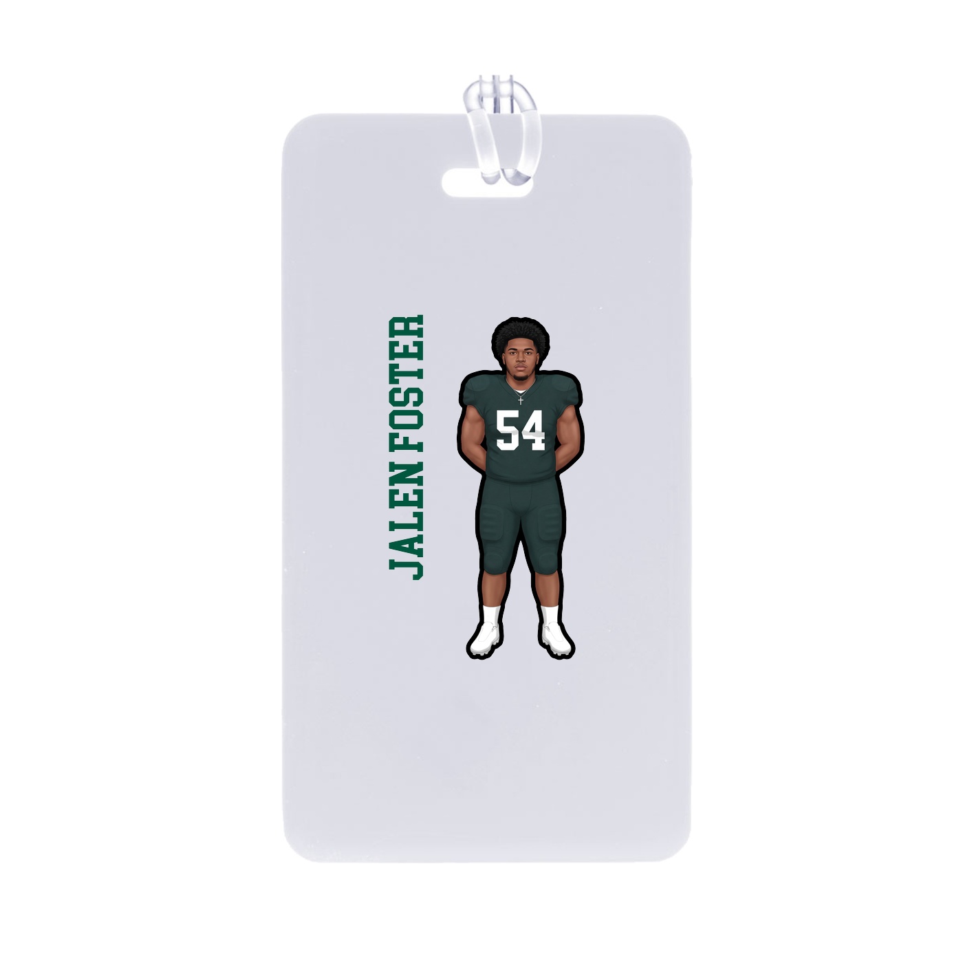 Bag Tag — Name Vertical in Classic