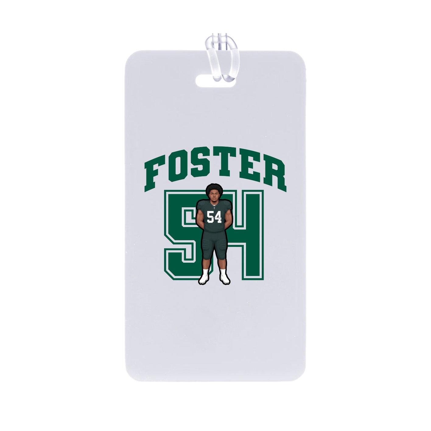 Bag Tag — Number in Classic