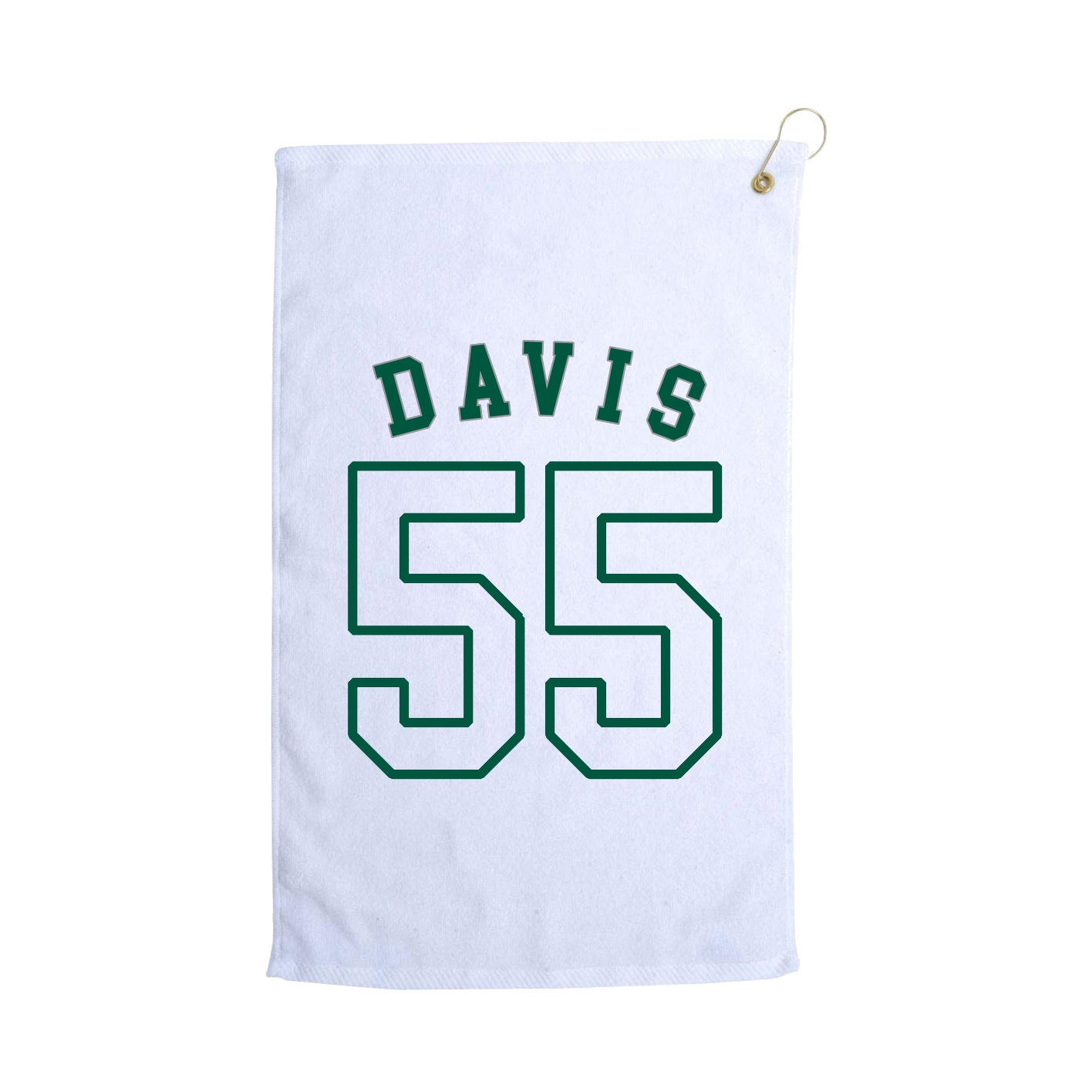 Golf Towel — Shirsey Arch in White