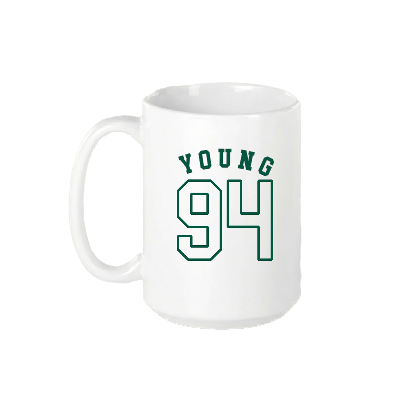 15oz Coffee Mug — Shirsey Arch in White