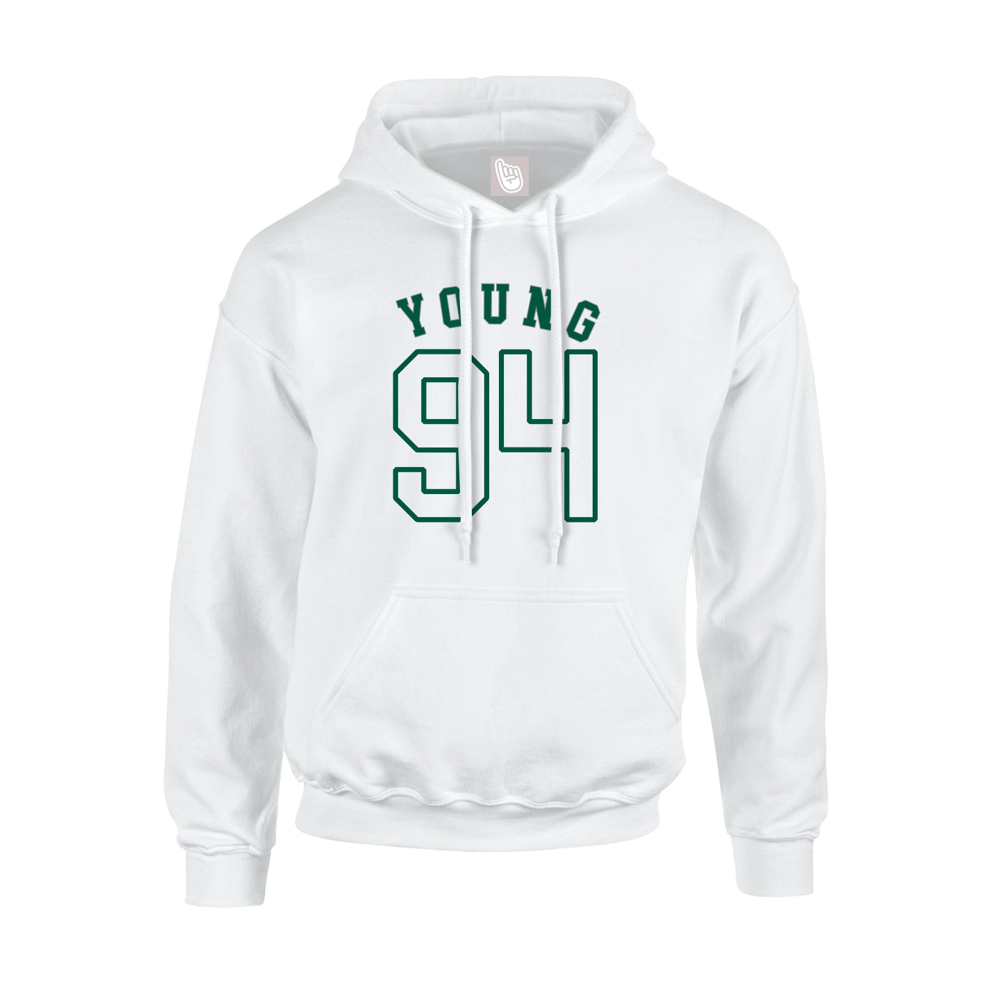 Hoodie — Shirsey Arch in White