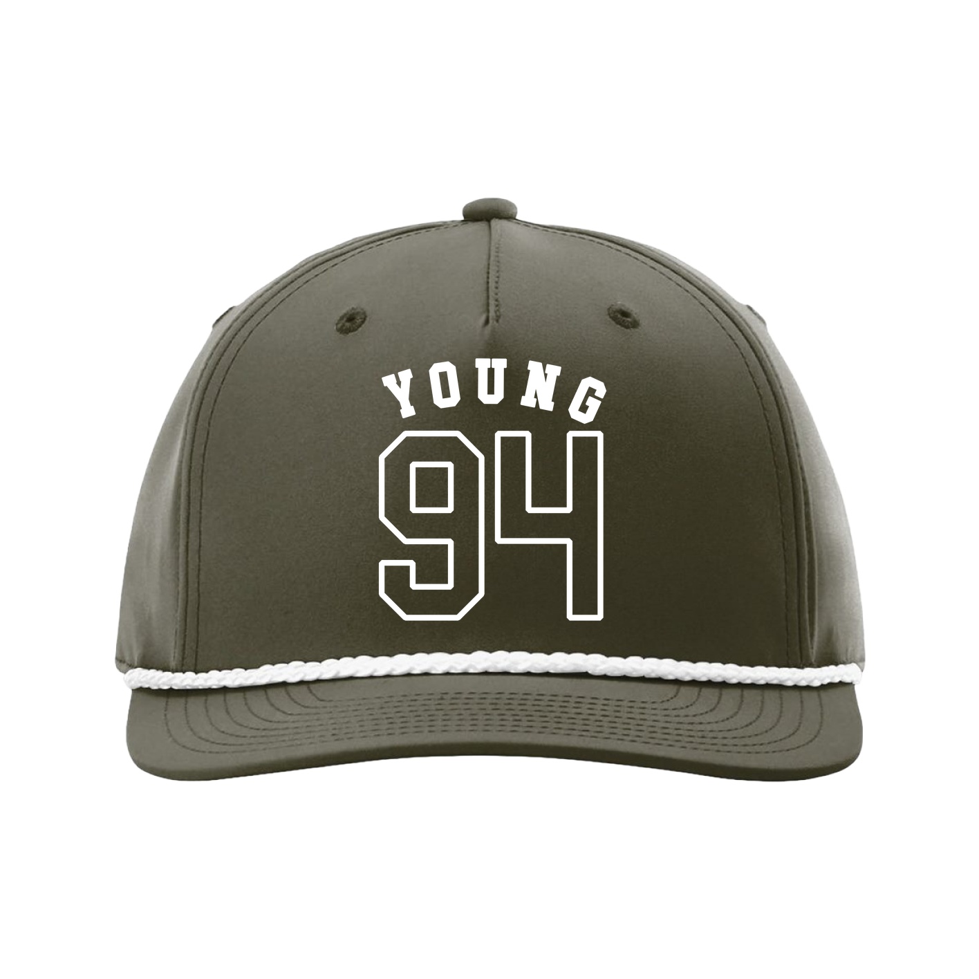 Five-Panel Classic Rope Cap — Shirsey Arch in Green