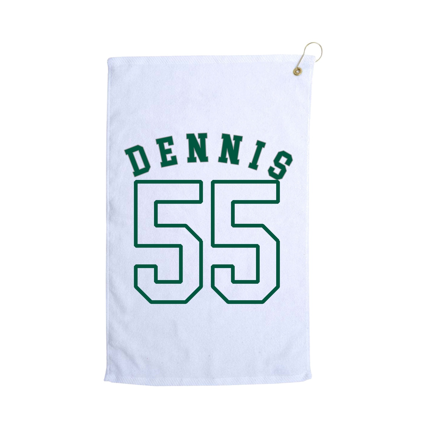 Golf Towel — Shirsey Arch in White