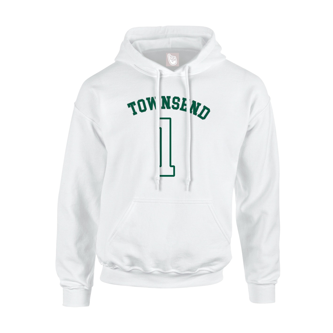 Hoodie — Shirsey Arch in White