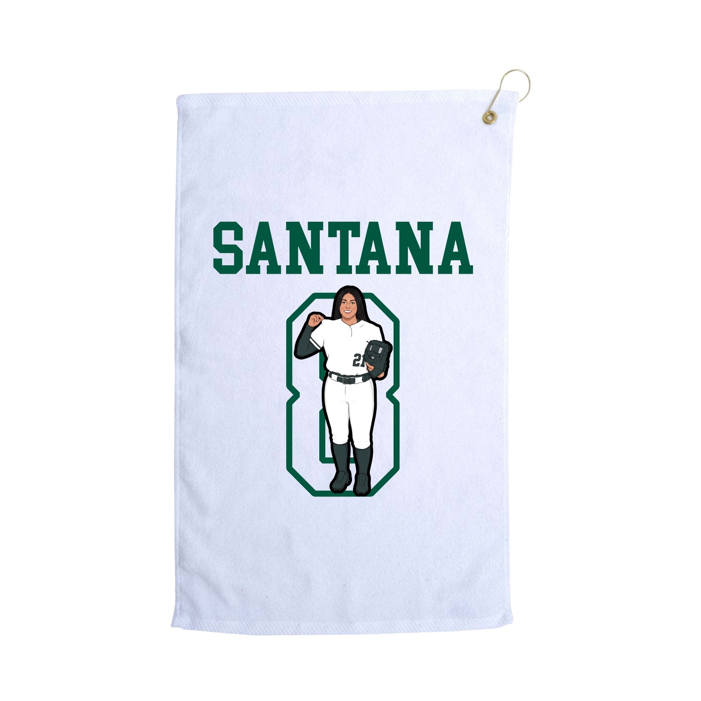 Golf Towel — Shirsey in White