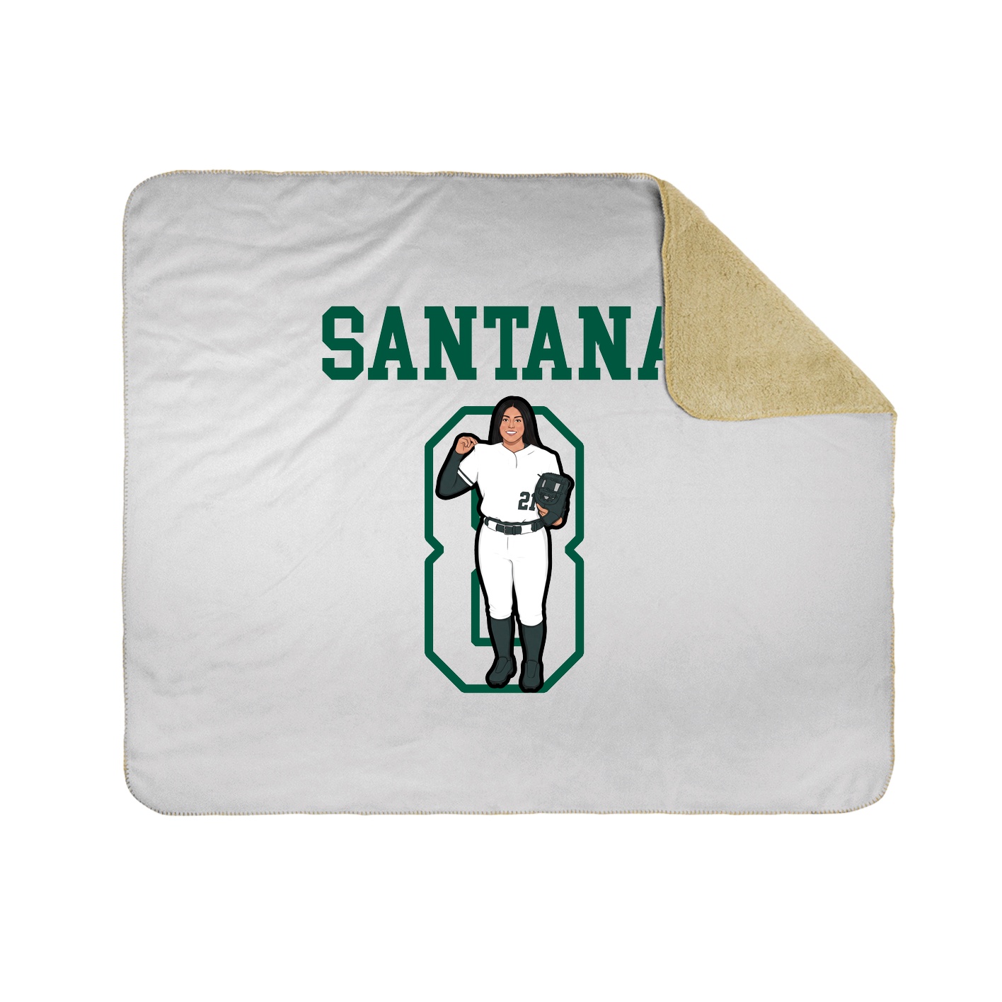 Throw Blanket — Shirsey in White