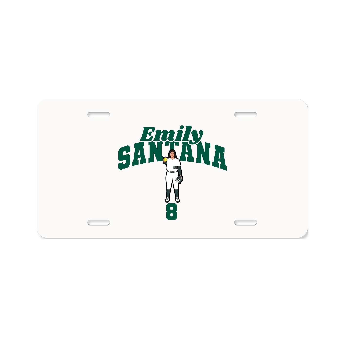 License Plate — Signature Arch in Classic