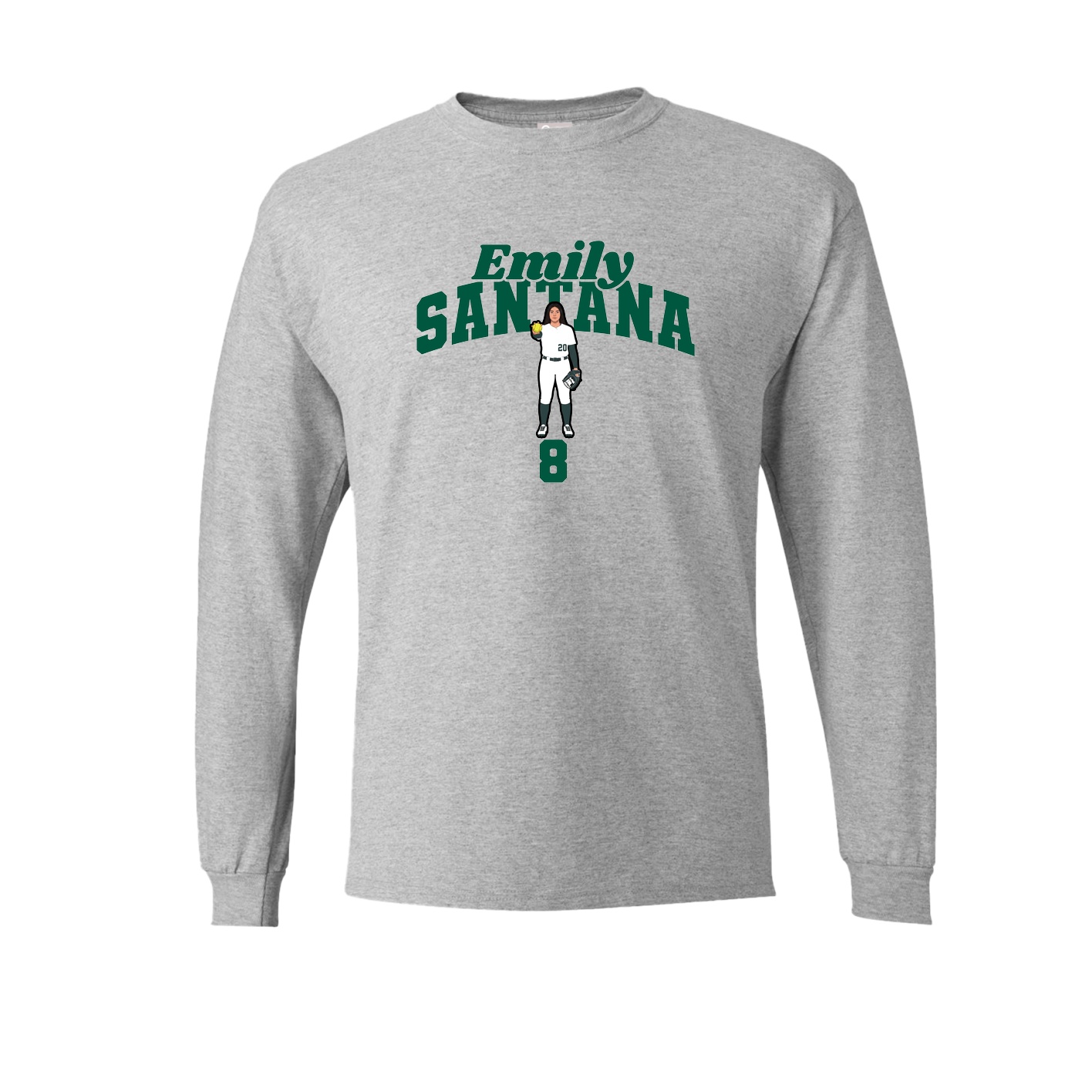 Long Sleeve Tee — Signature Arch in Grey