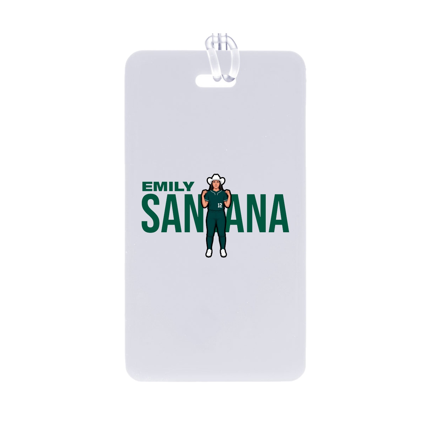 Bag Tag — Player Name in Classic