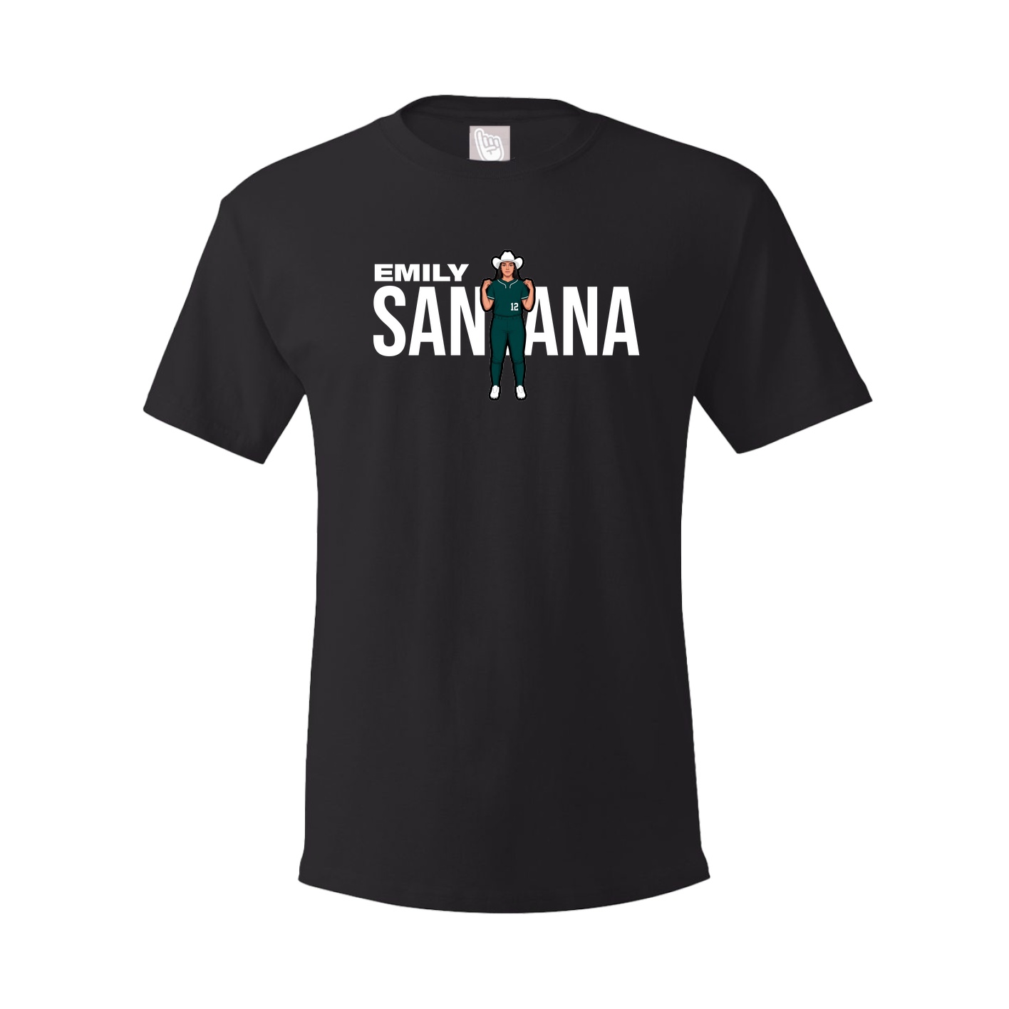 Tee — Player Name in Black