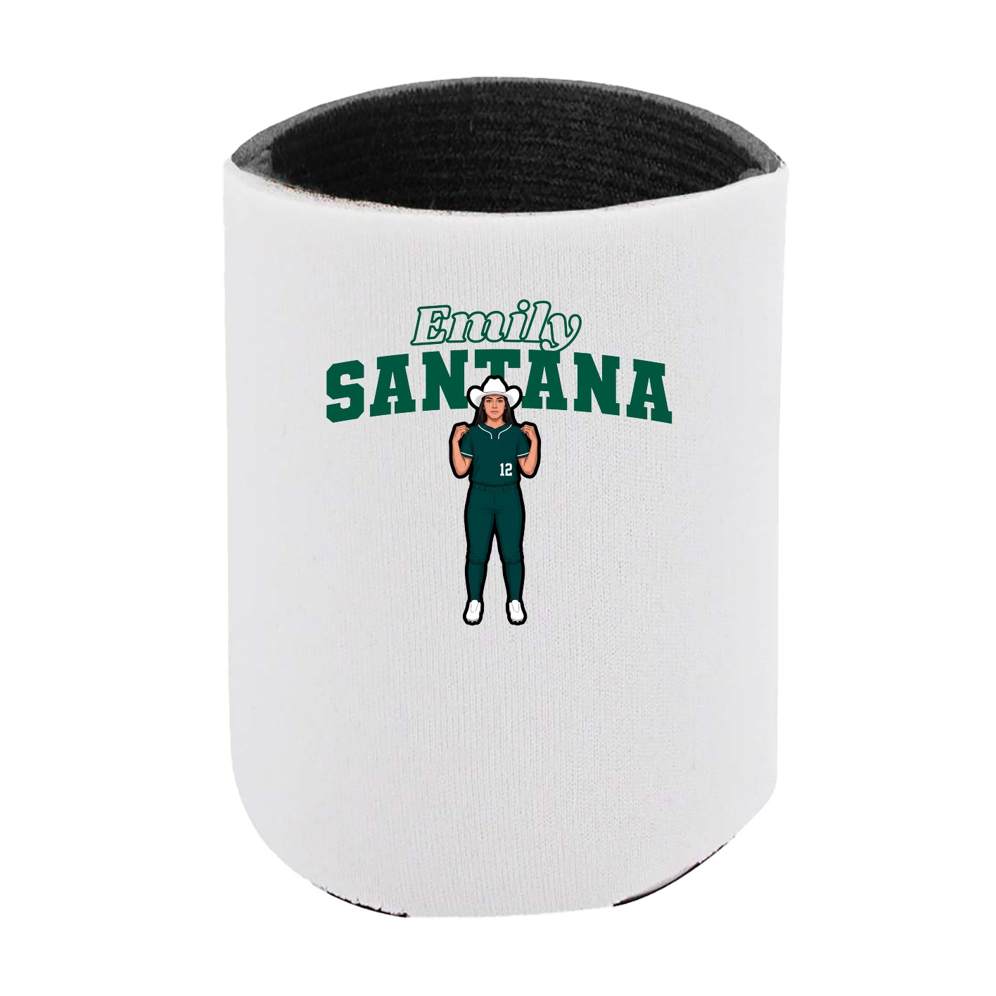 Can Holder — Name Arch in White