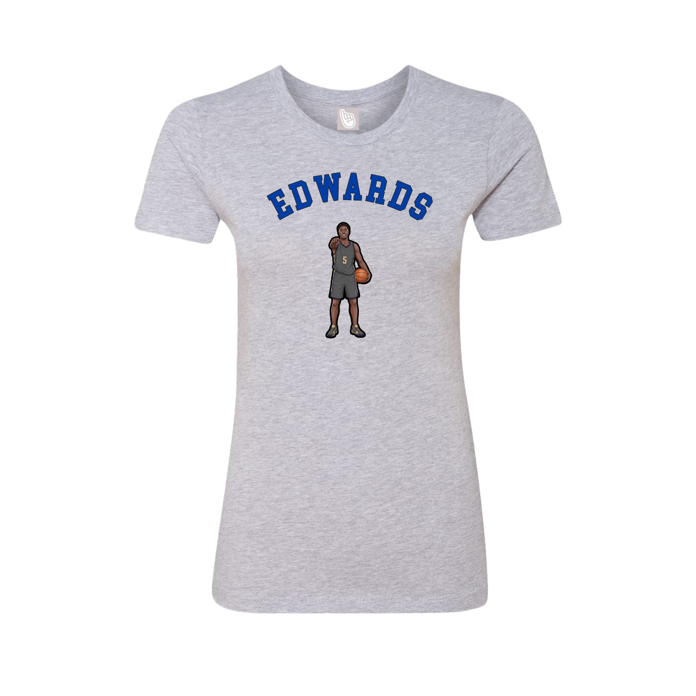 Fitted Women's Tee — Shirsey Arch in Grey