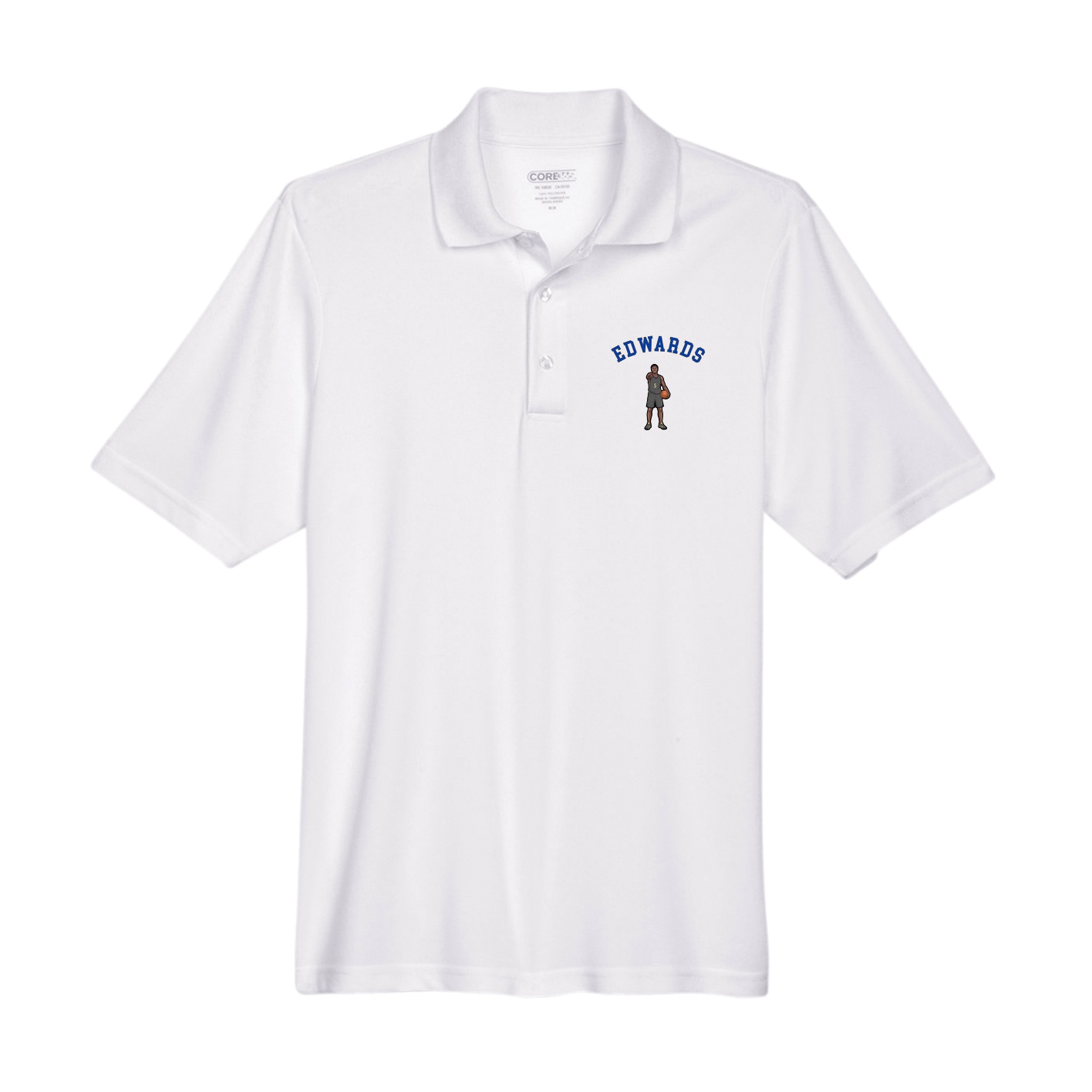 Performance Polo — Shirsey Arch in White