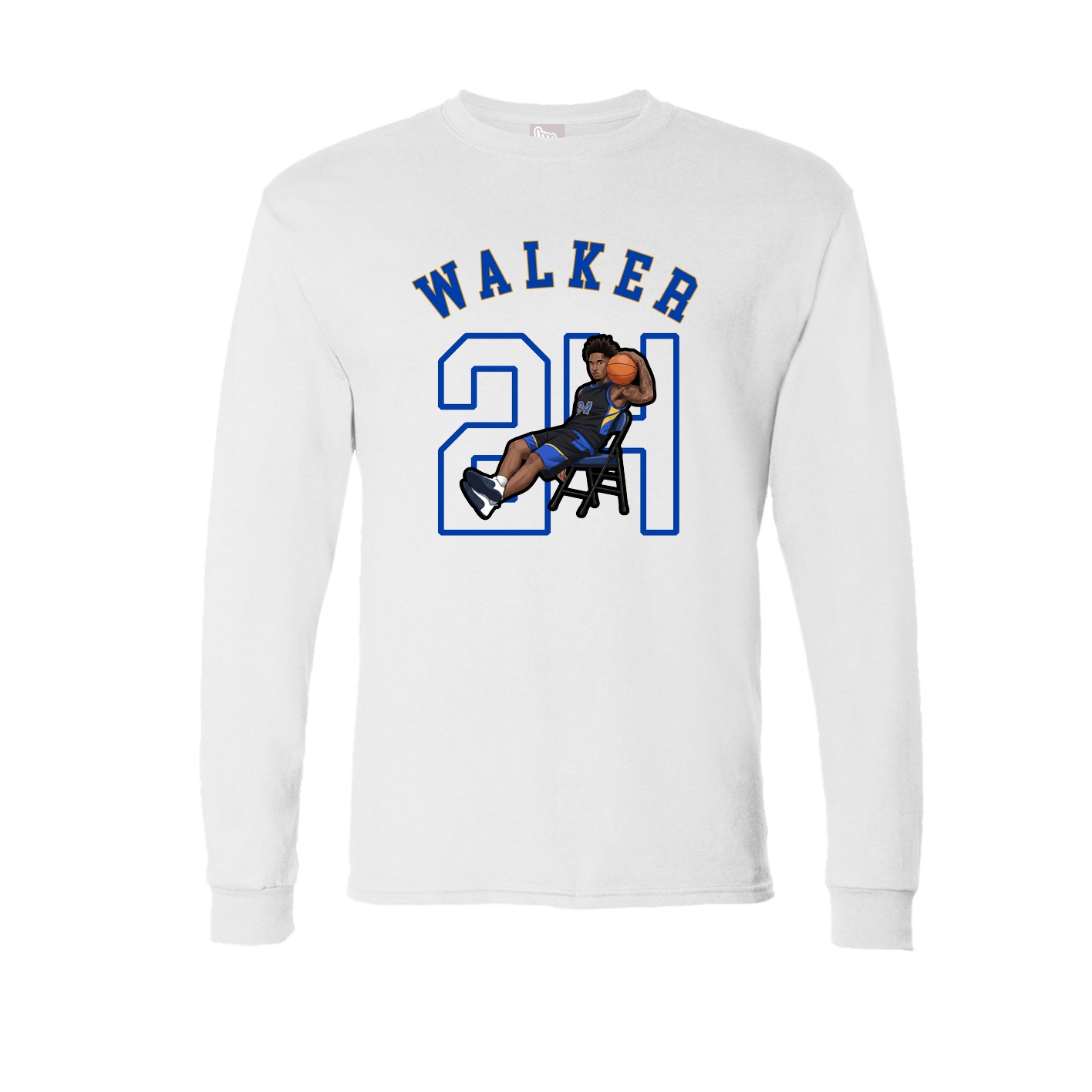 Long Sleeve Tee — Shirsey Arch in White