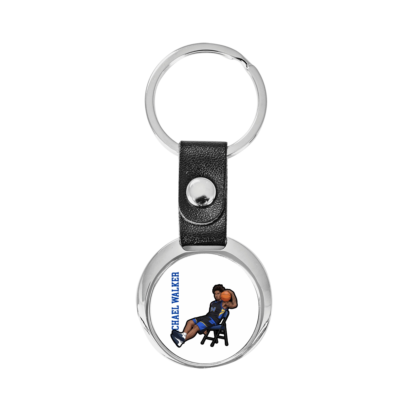 Key Chain — Name Vertical in Classic
