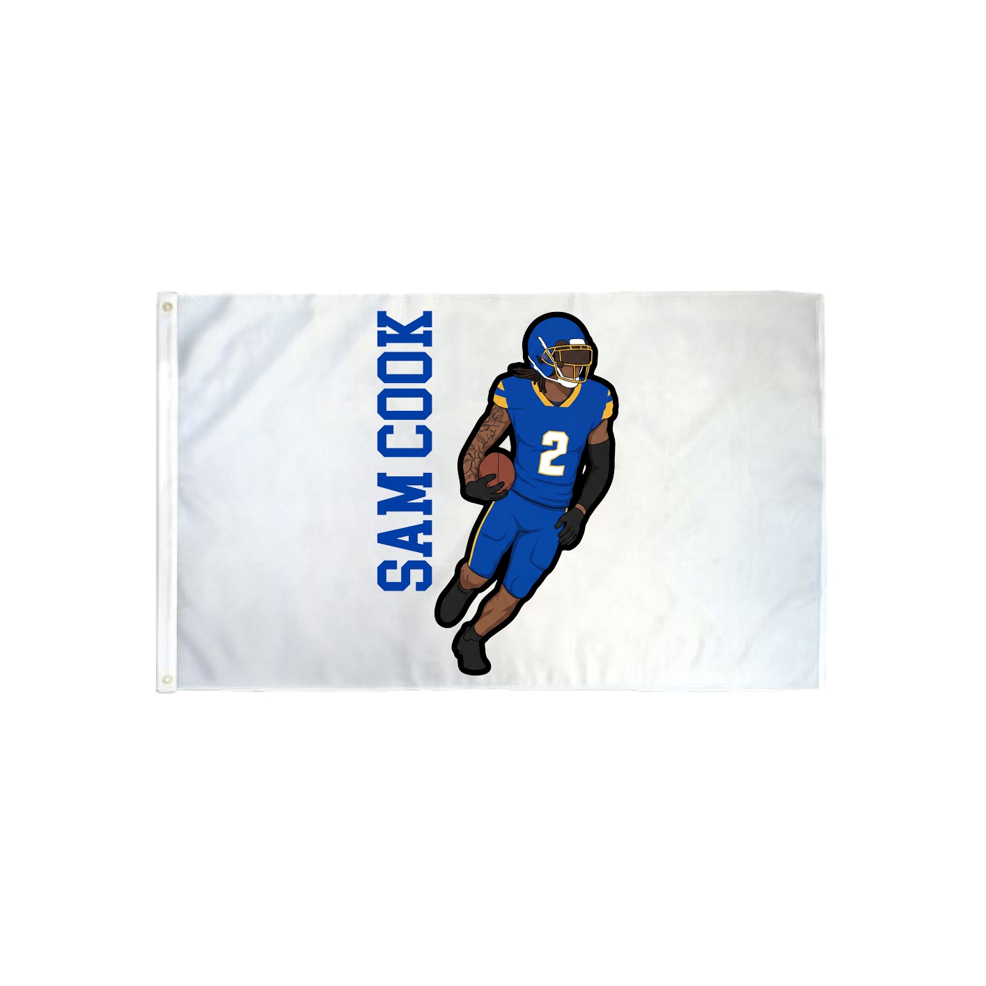 3x5 Flag — Name Vertical in Classic