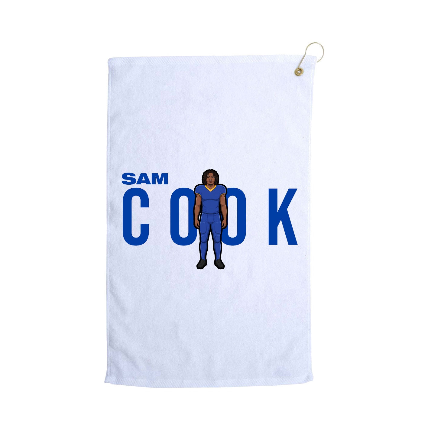Golf Towel — Player Name in White