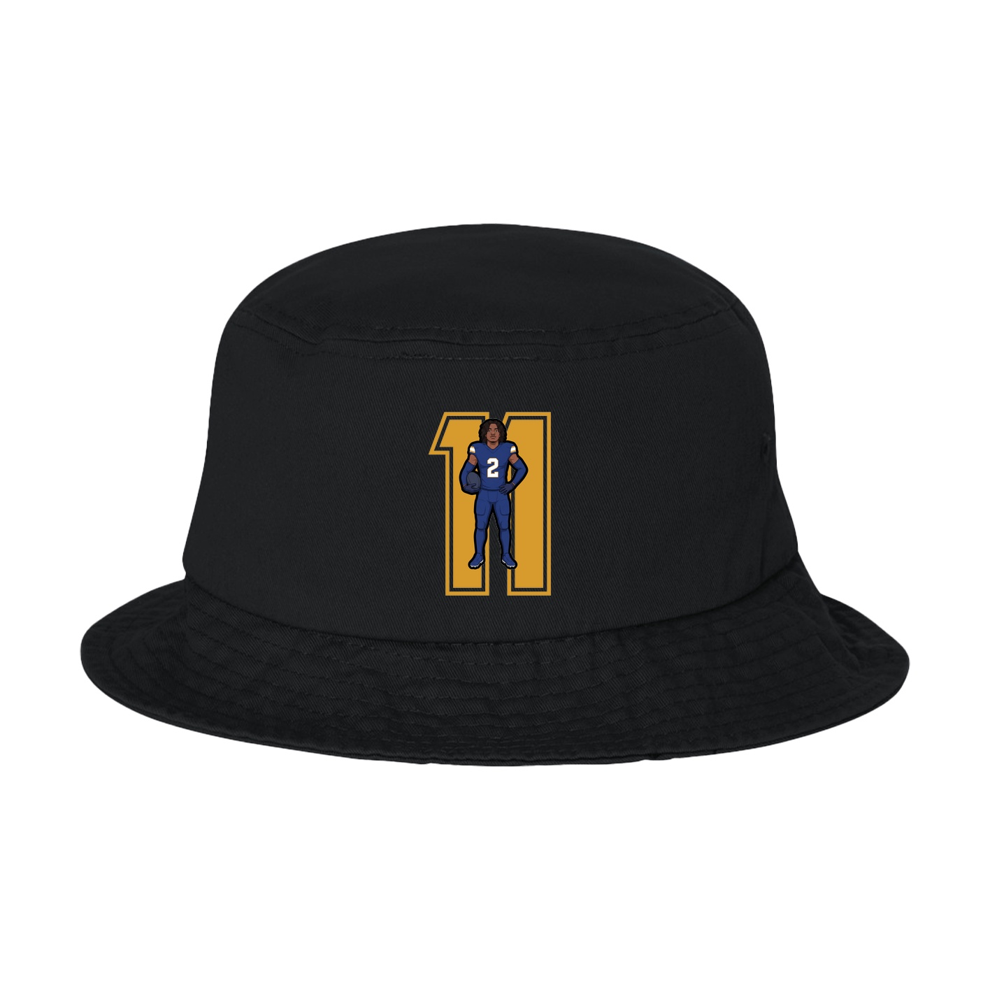 Bucket Cap — Number in Black