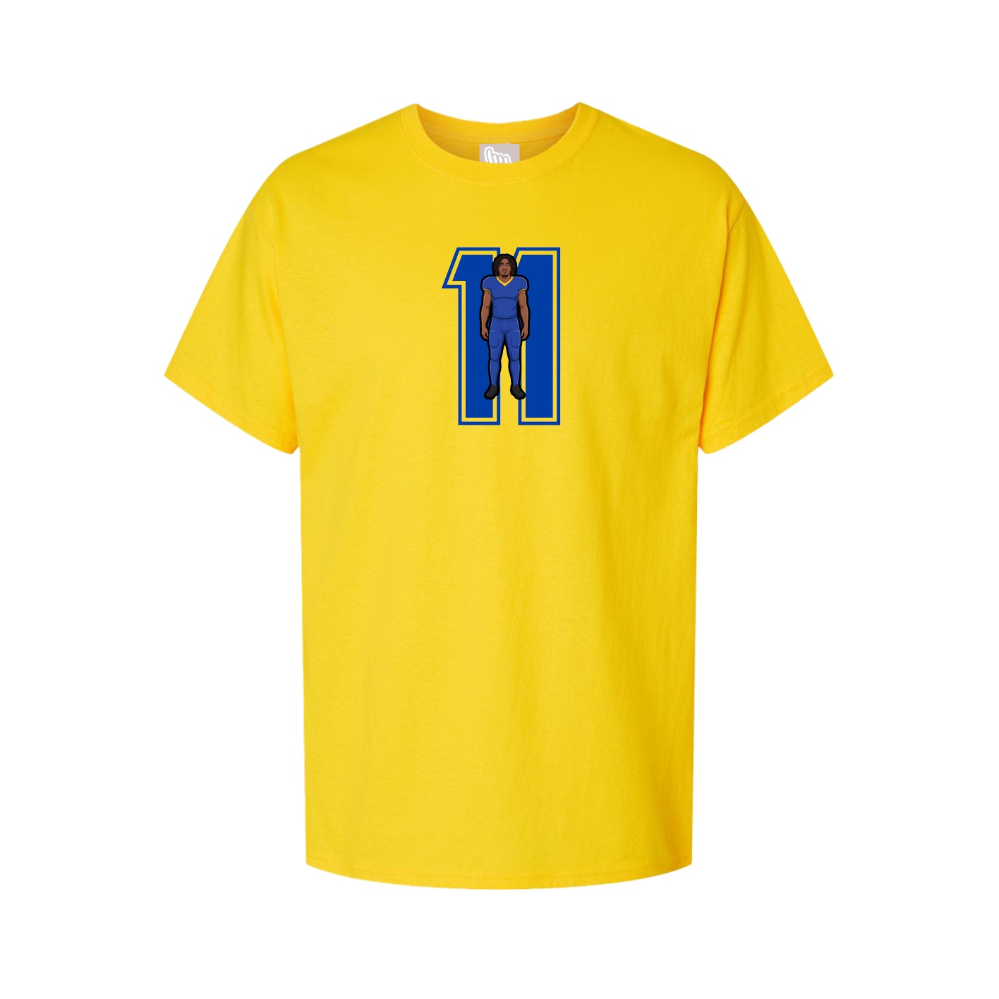 Youth Tee — Number in Gold
