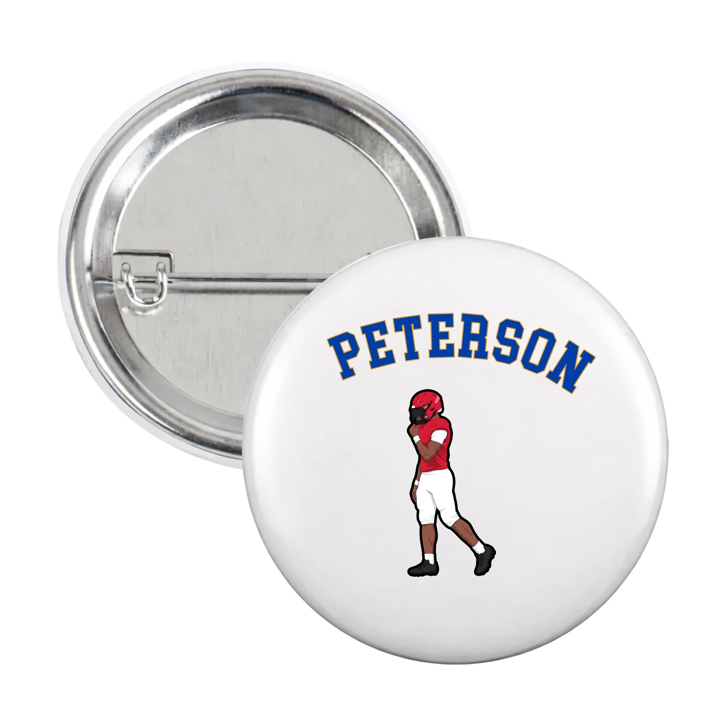 Game Day Button — Shirsey Arch in White