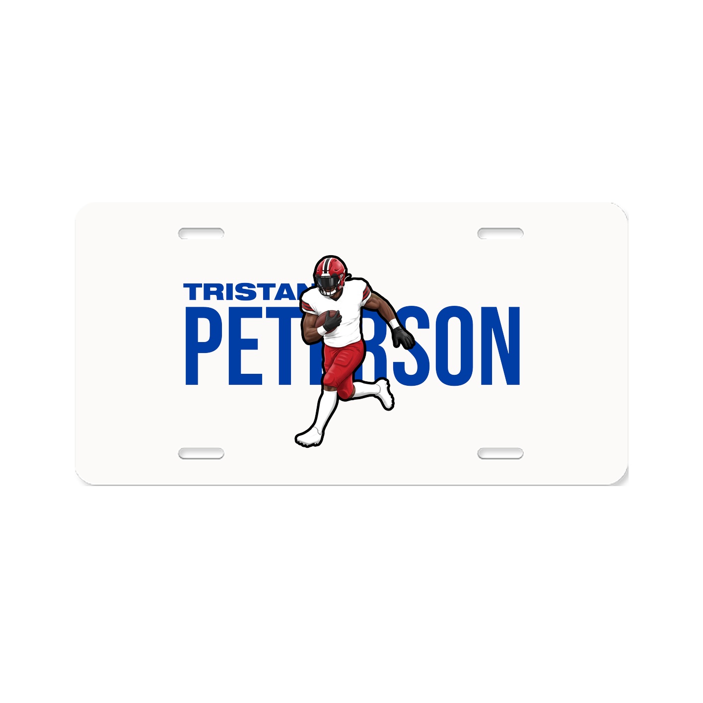 License Plate — Player Name in Classic