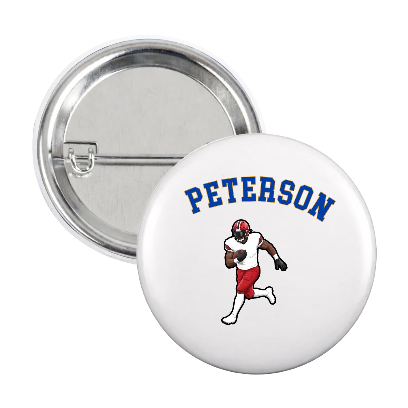 Game Day Button — Shirsey Arch in White