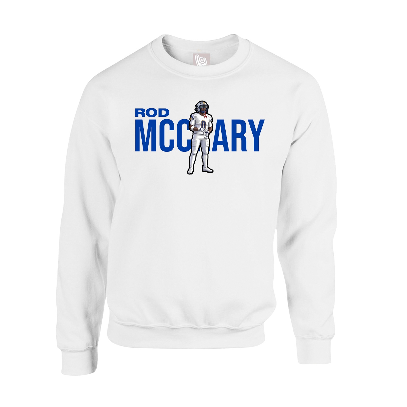Fleece Crew — Player Name in White