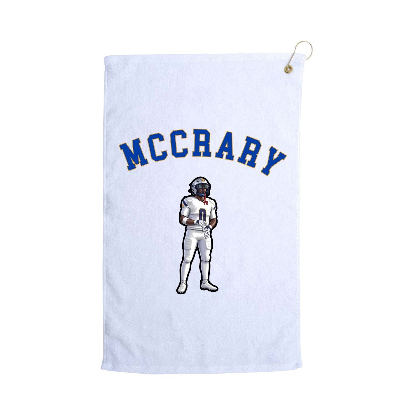 Golf Towel — Shirsey Arch in White