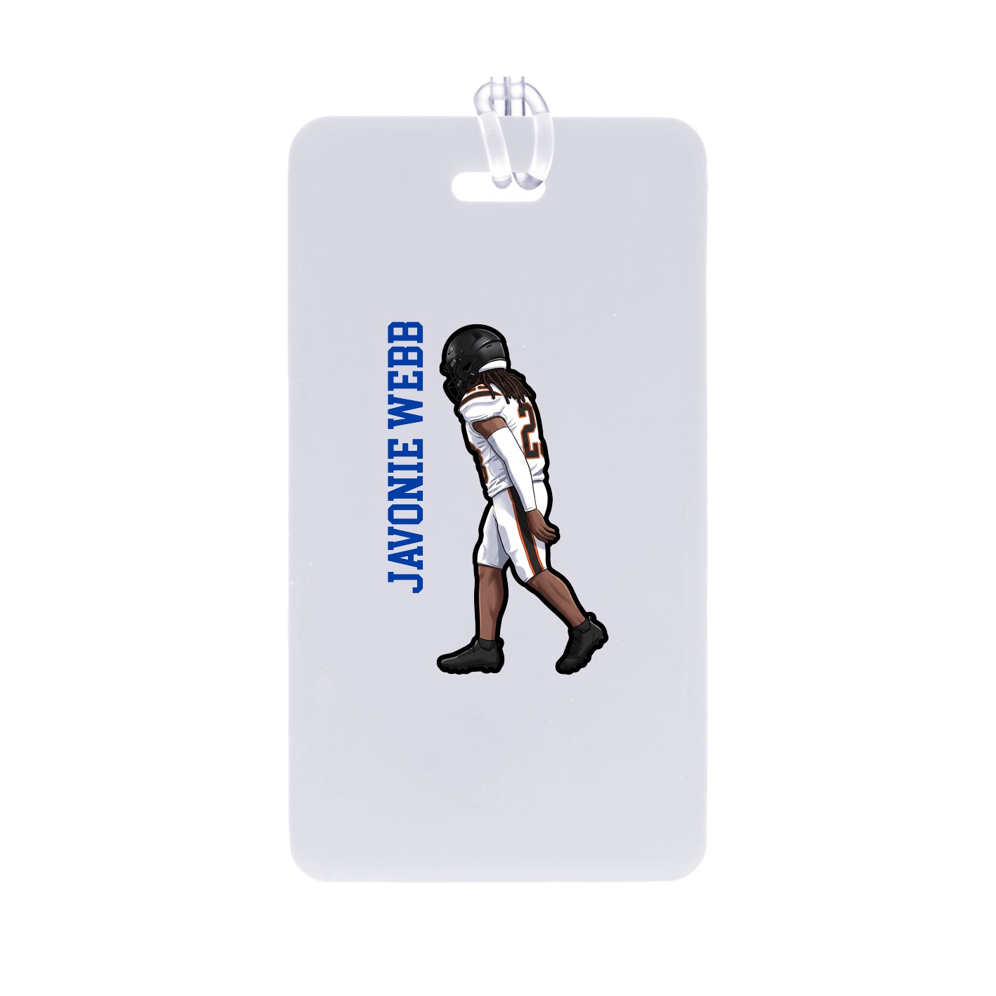 Bag Tag — Name Vertical in Classic