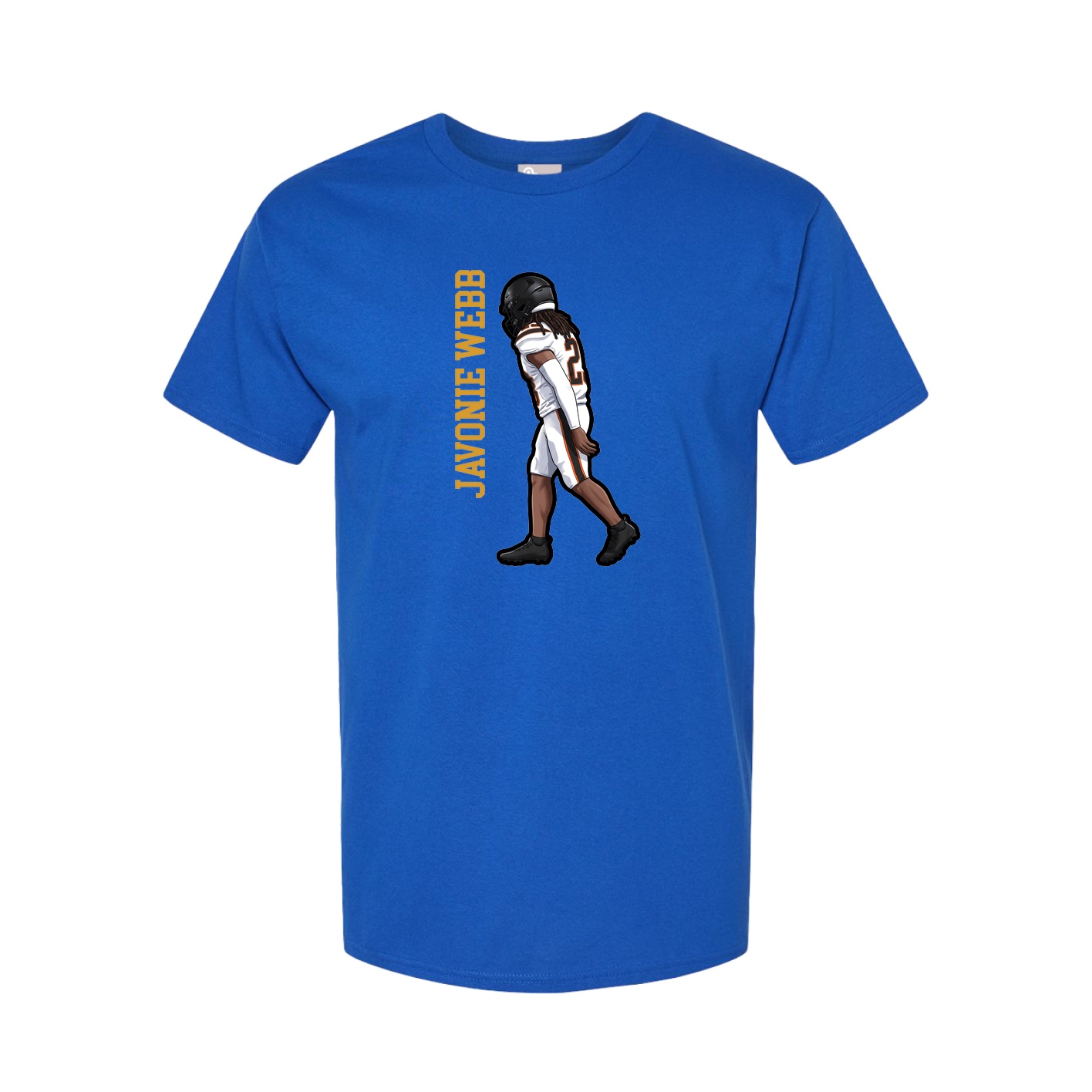 Tee — Name Vertical in Royal