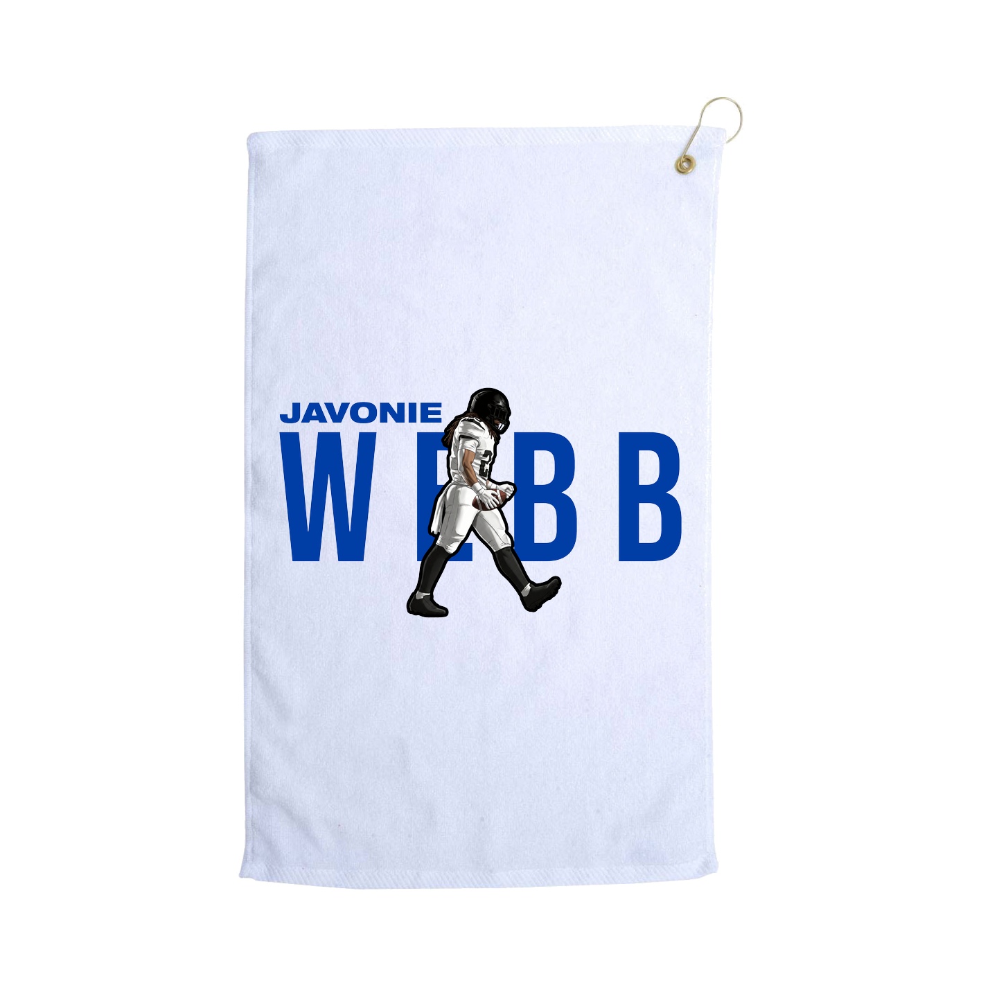 Golf Towel — Player Name in White