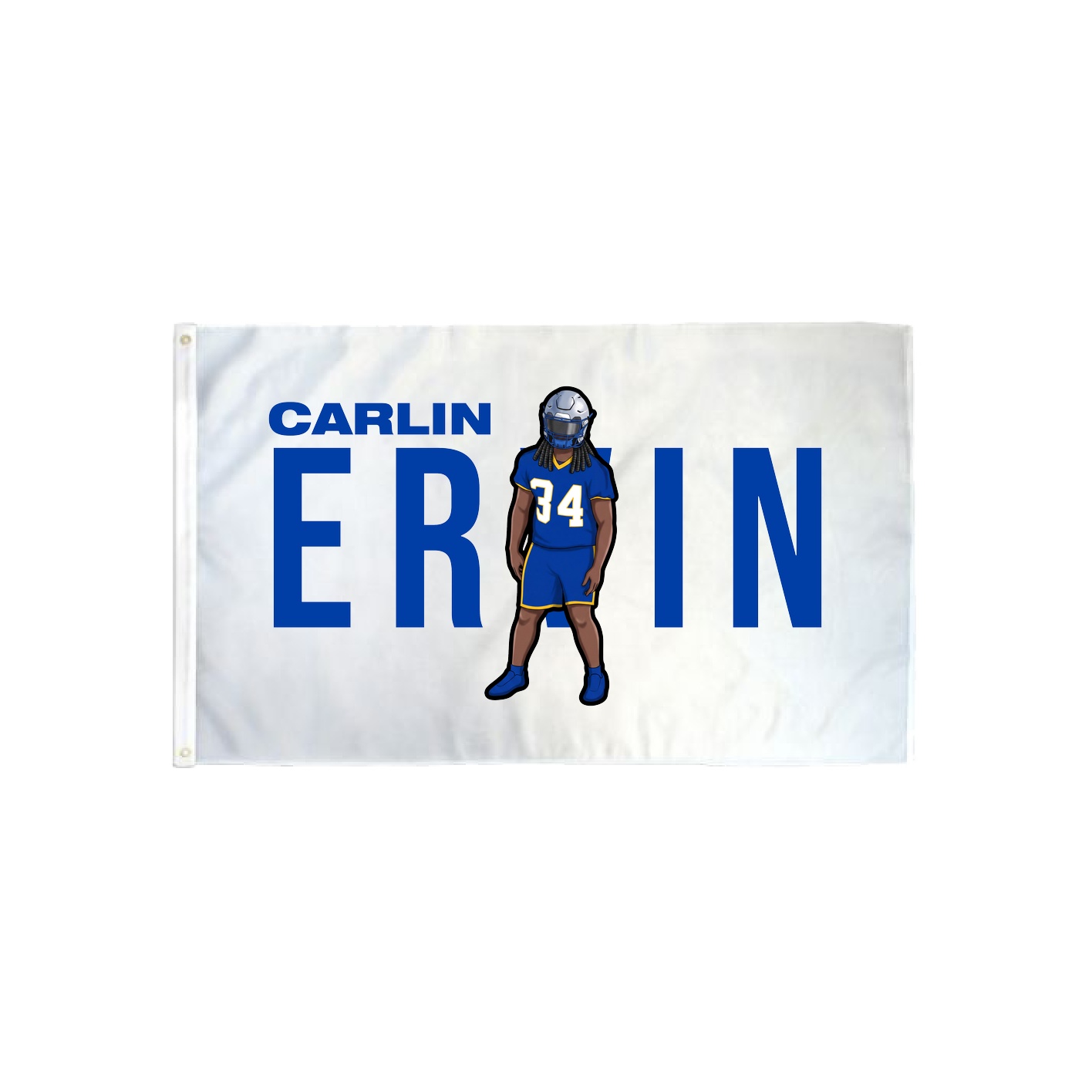 3x5 Flag — Player Name in Classic