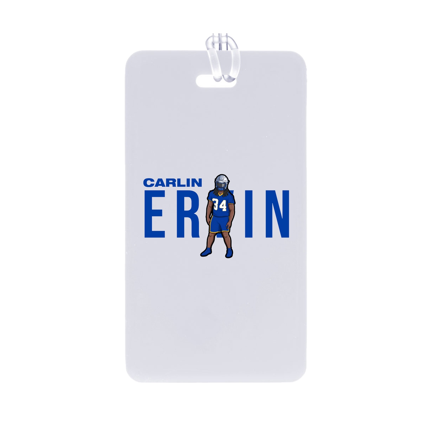 Bag Tag — Player Name in Classic