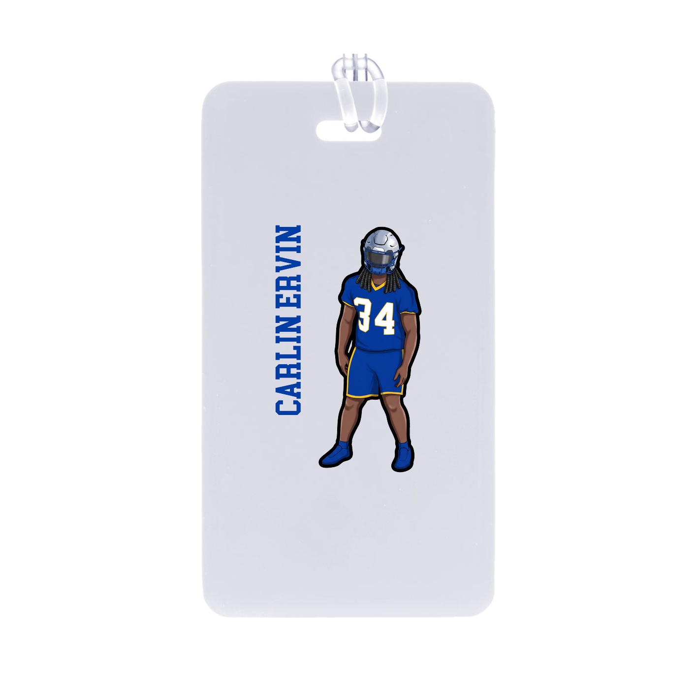 Bag Tag — Name Vertical in Classic