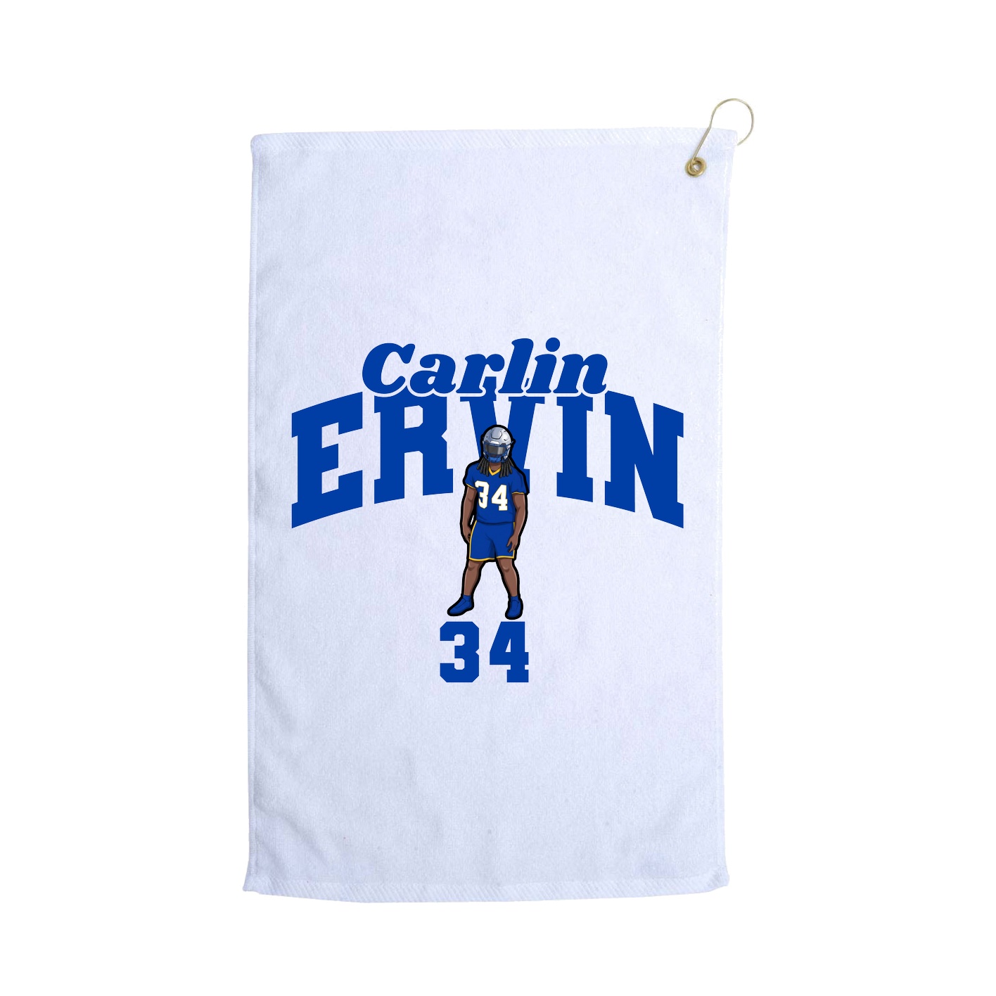 Golf Towel — Signature Arch in White