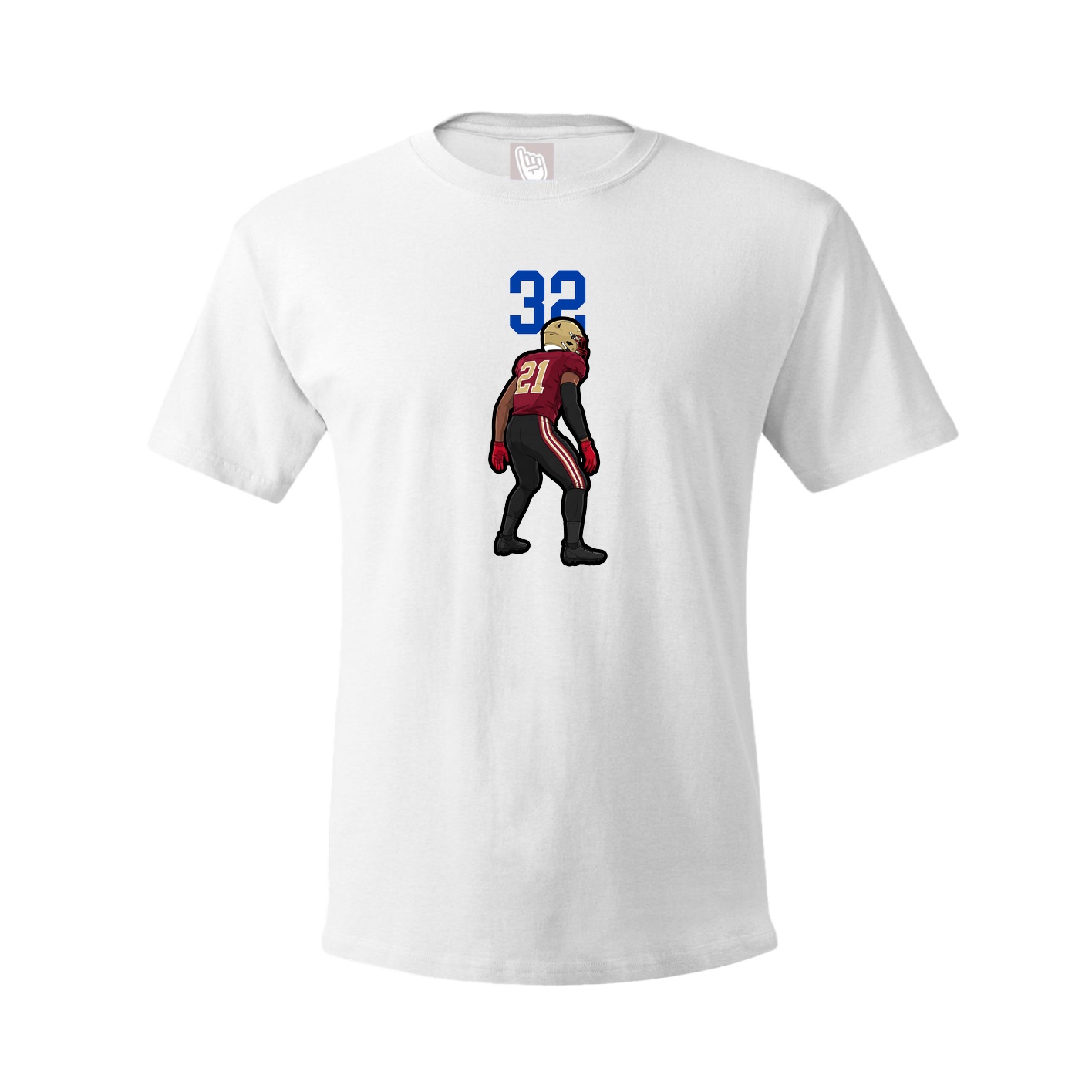 Tee — Number Top in White