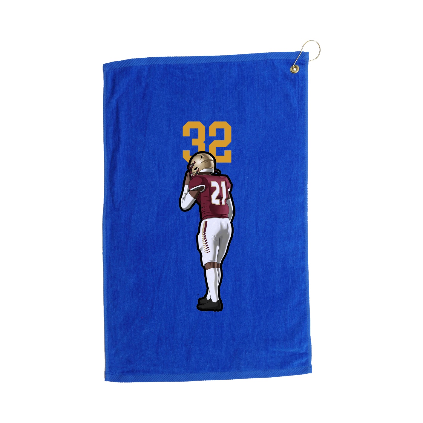 Golf Towel — Number Top in Royal